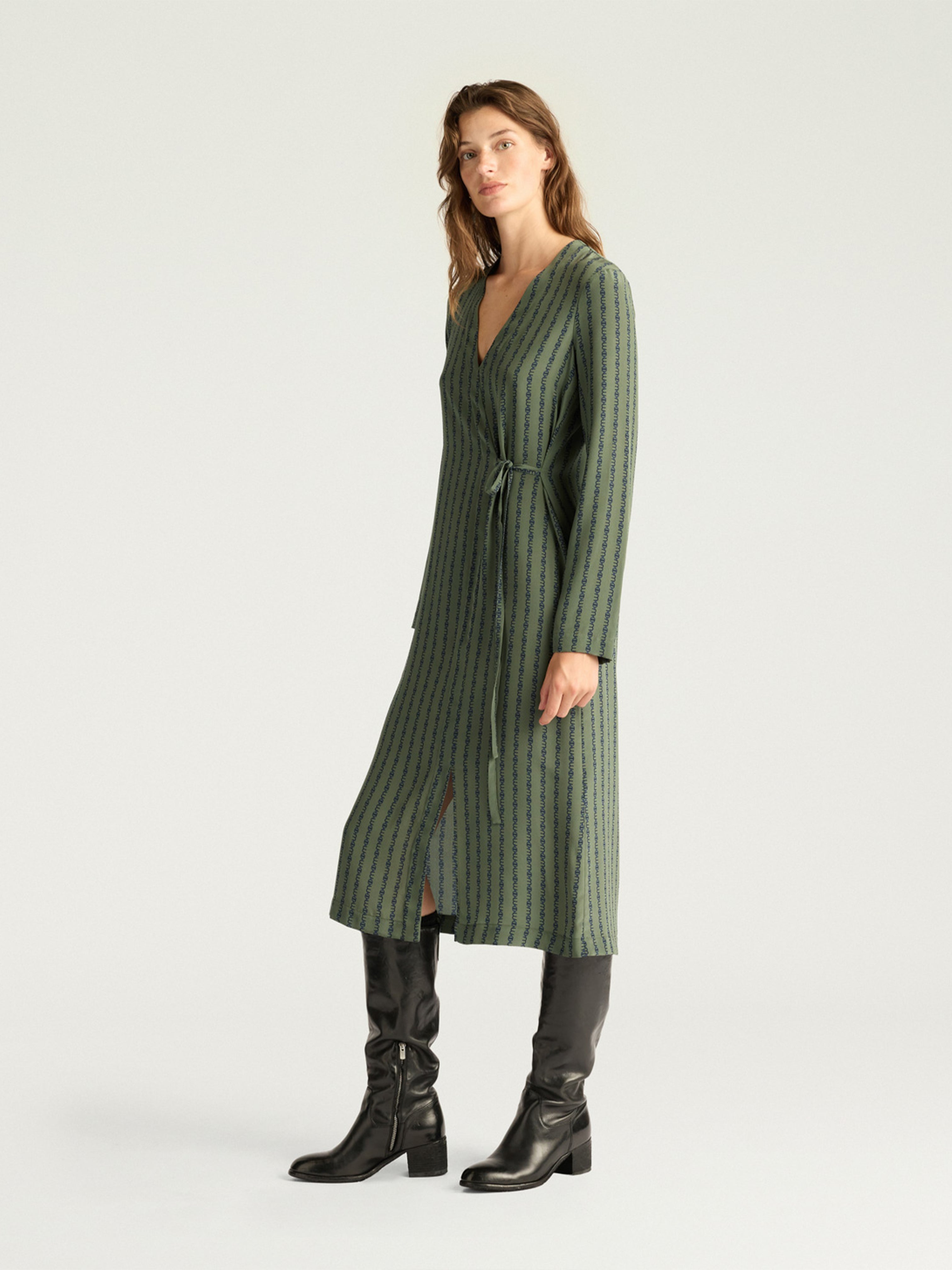 LAVANDER DRESS VERDE/BLU