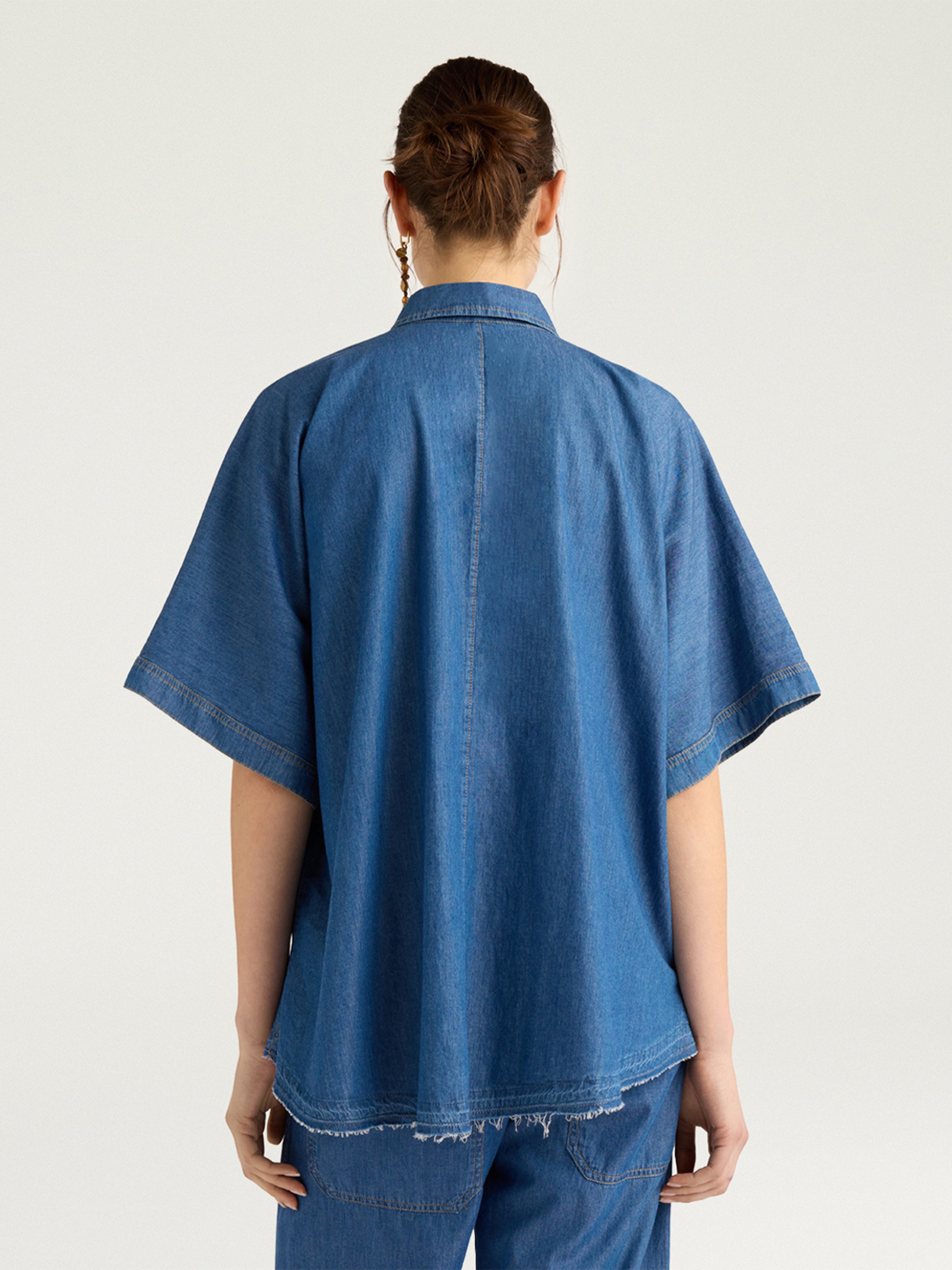 LILA SHIRT CHAMBRAY BLUE