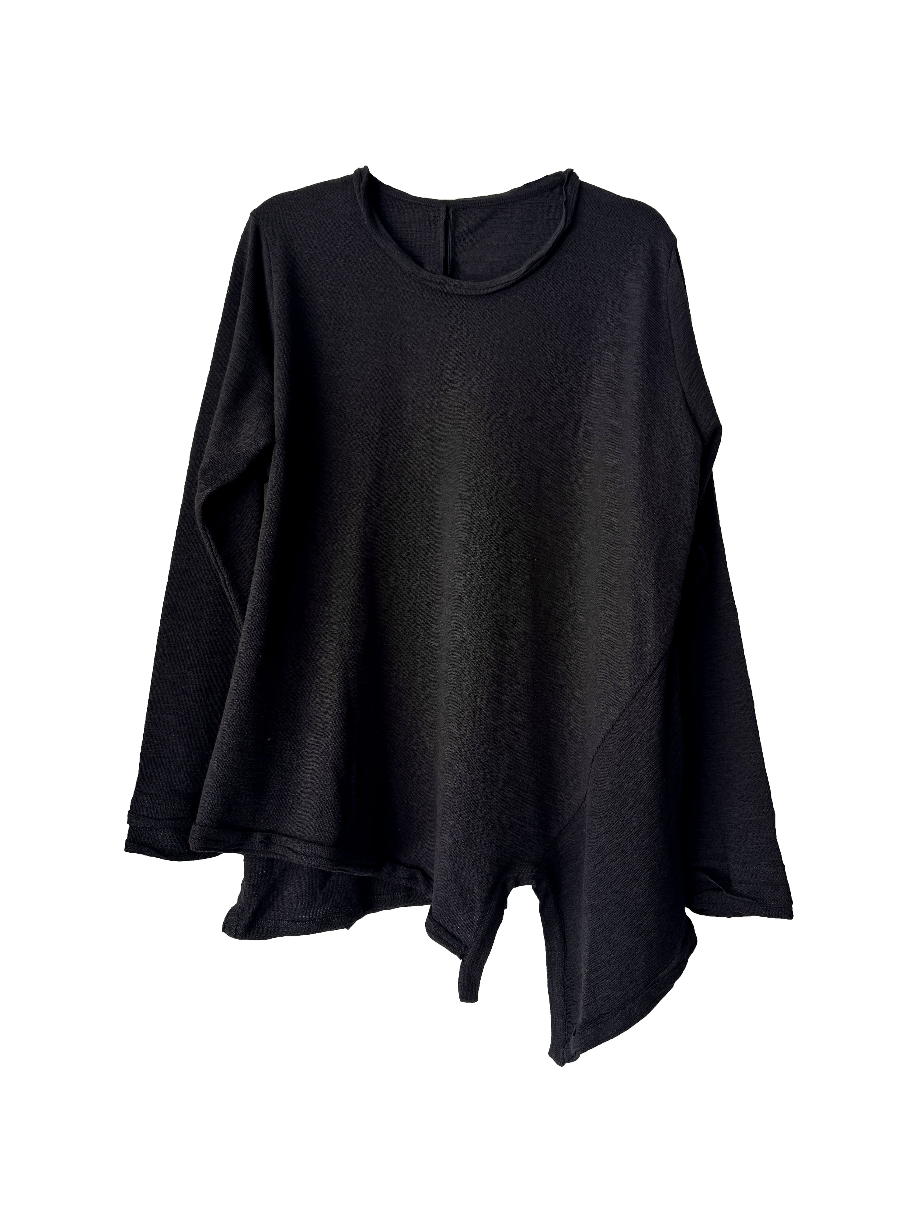 ASYMMETRICAL TOP BLACK