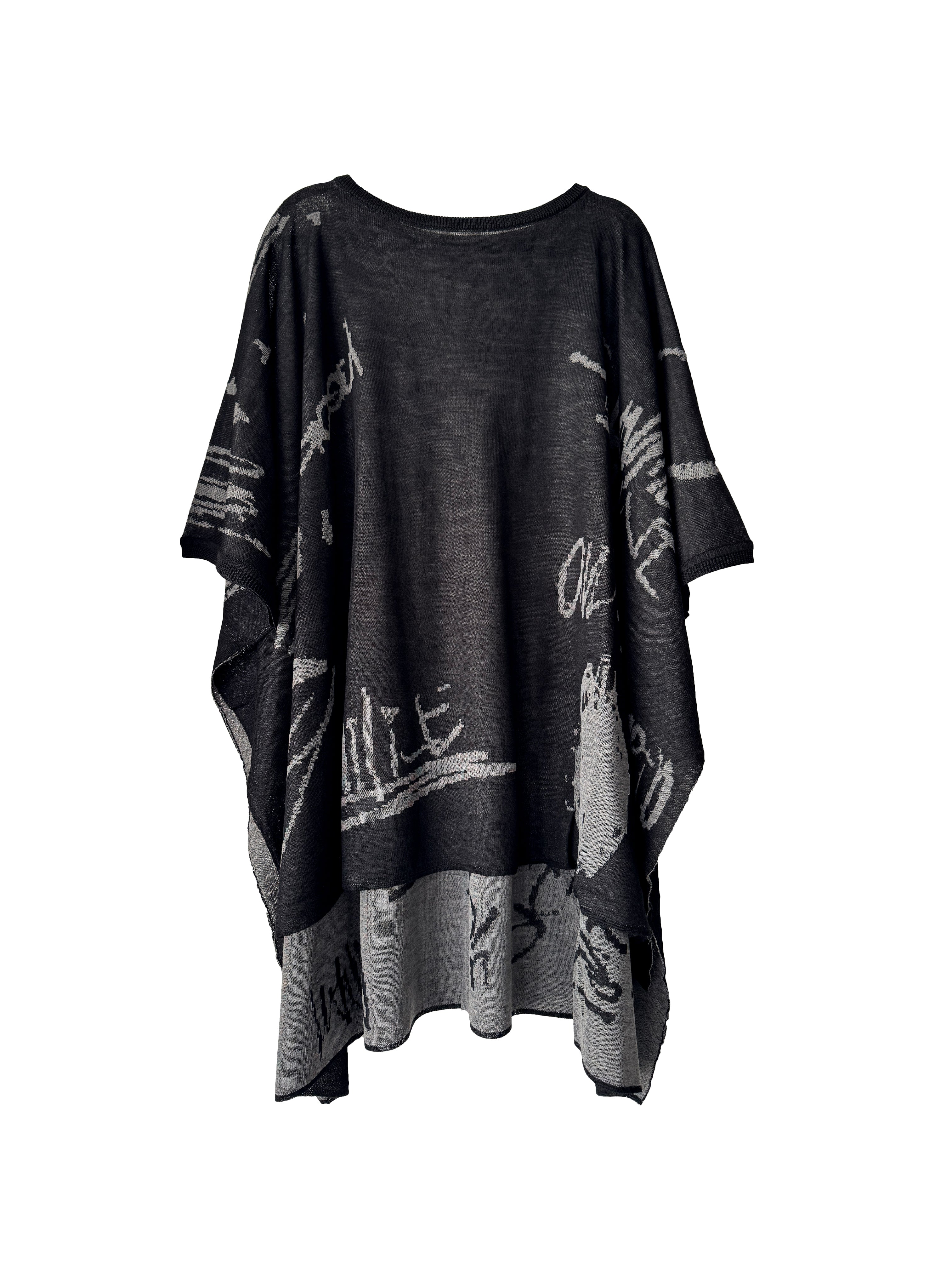 PRINTED KNIT TUNIC