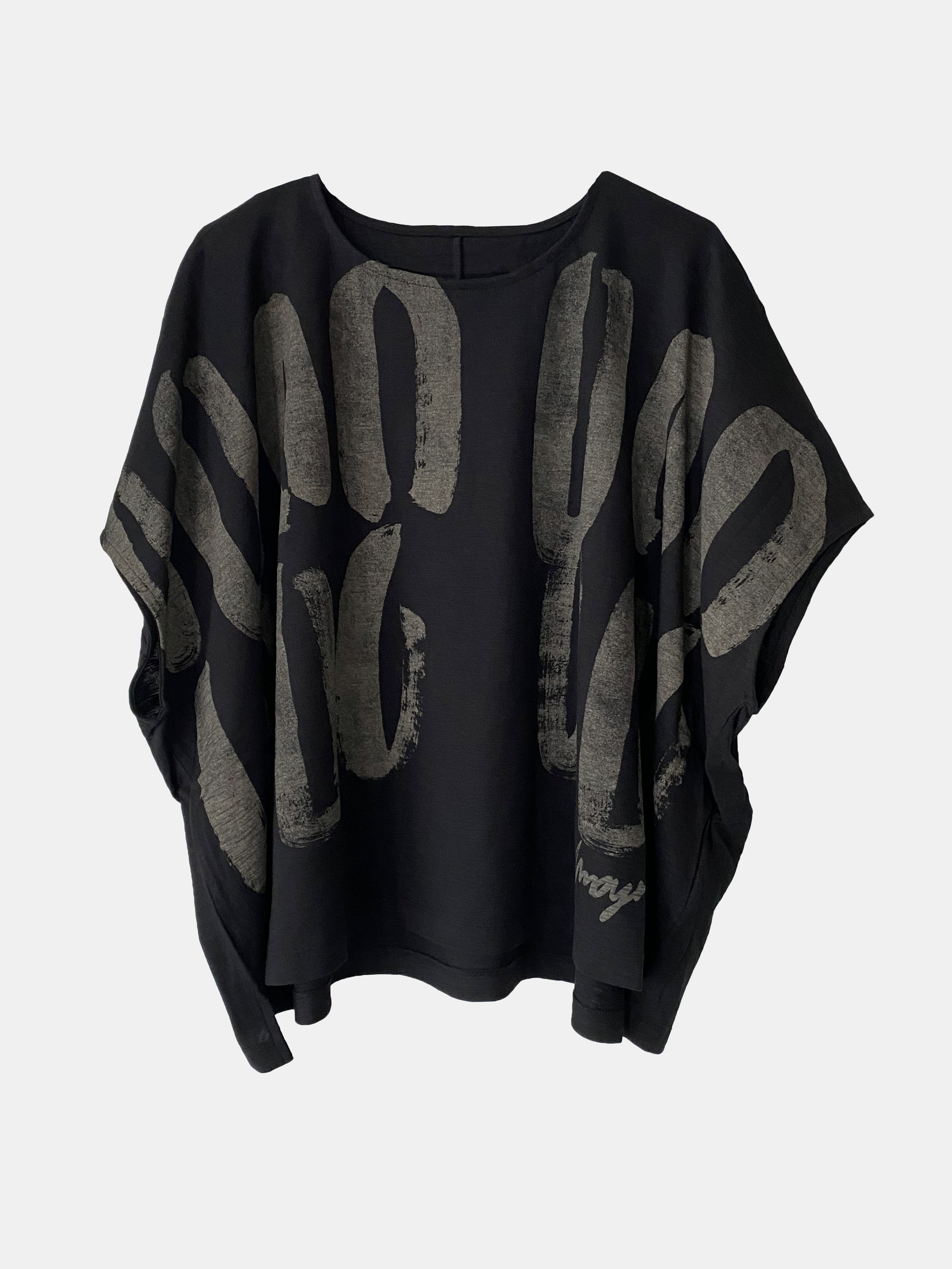 ABSTRACT TOP BLACK COMBO