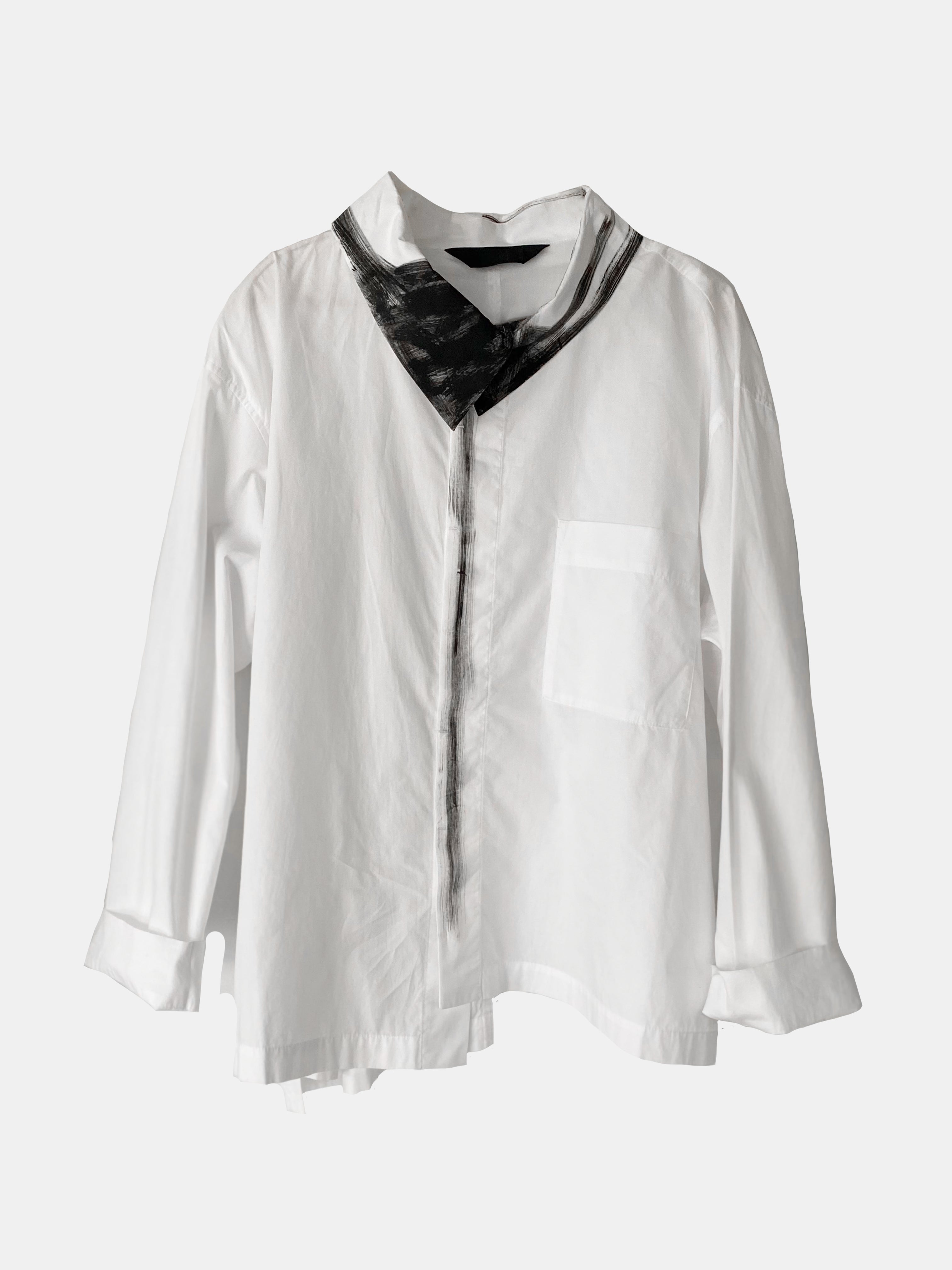 SHIRT WHITE/BLACK
