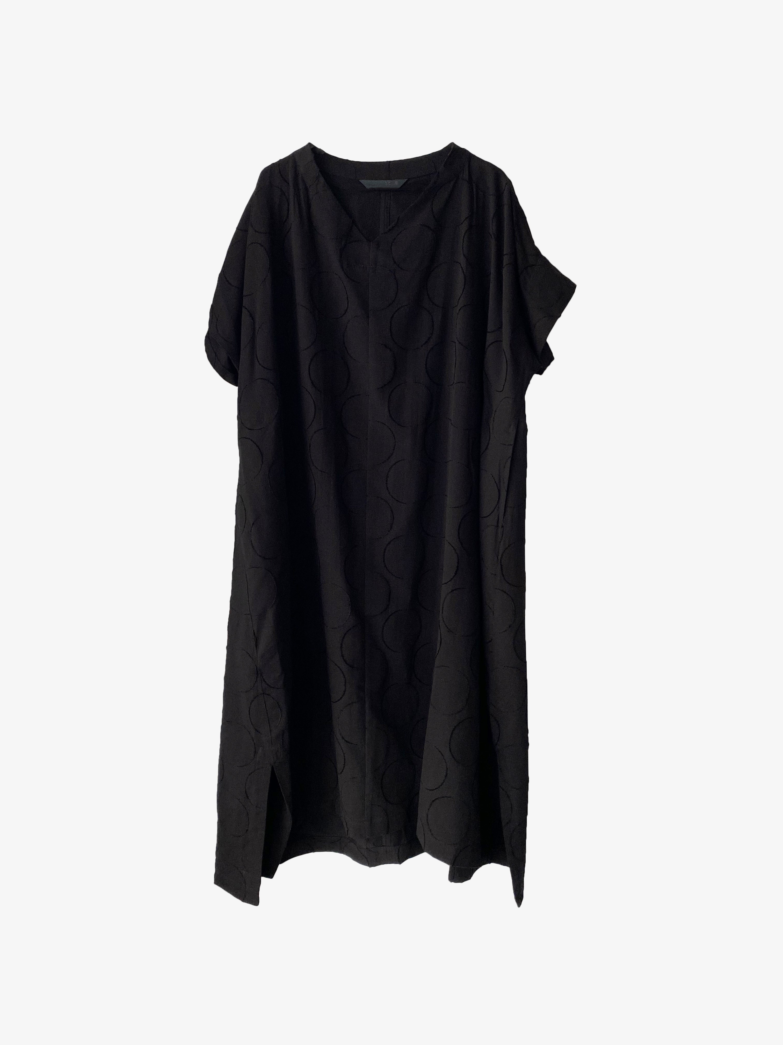 SPOT DRESS BLACK