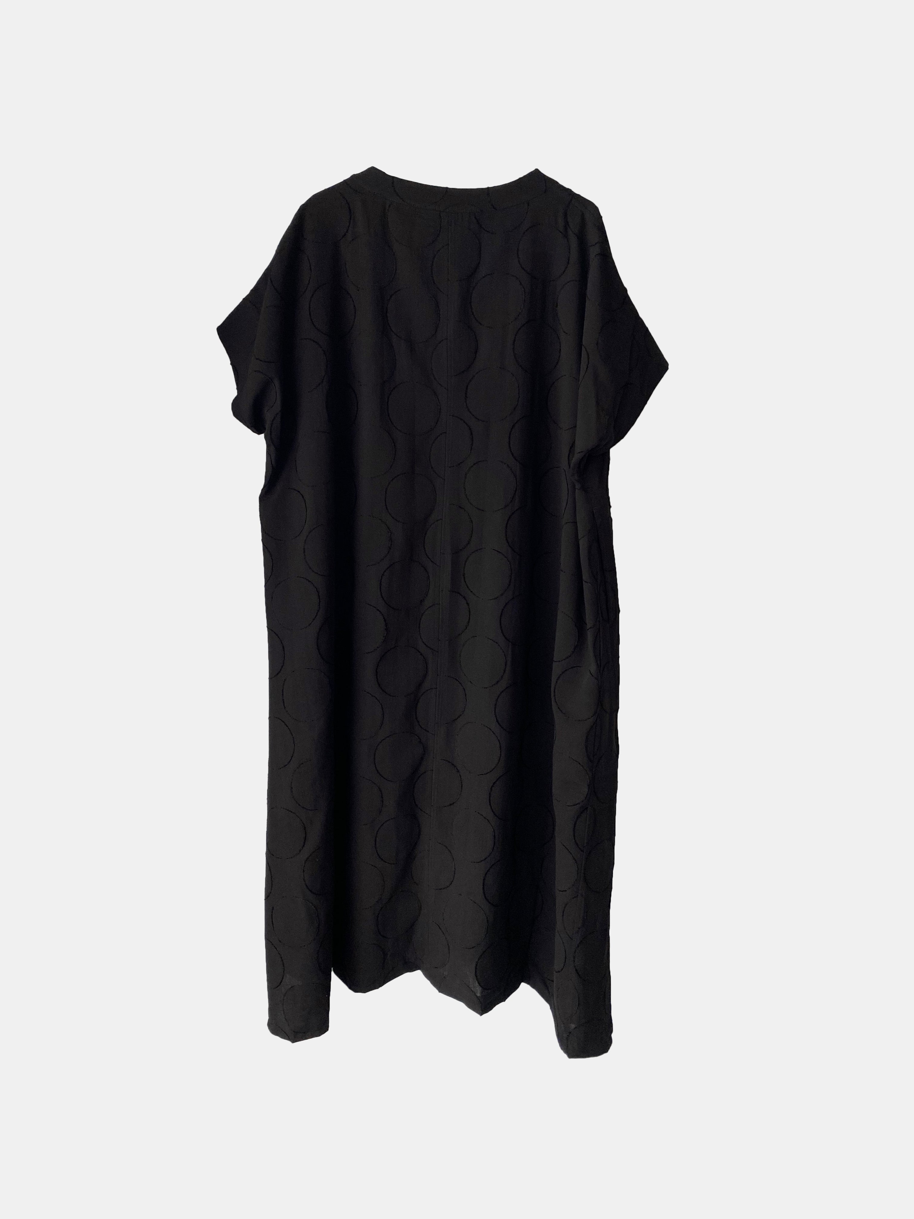 SPOT DRESS BLACK
