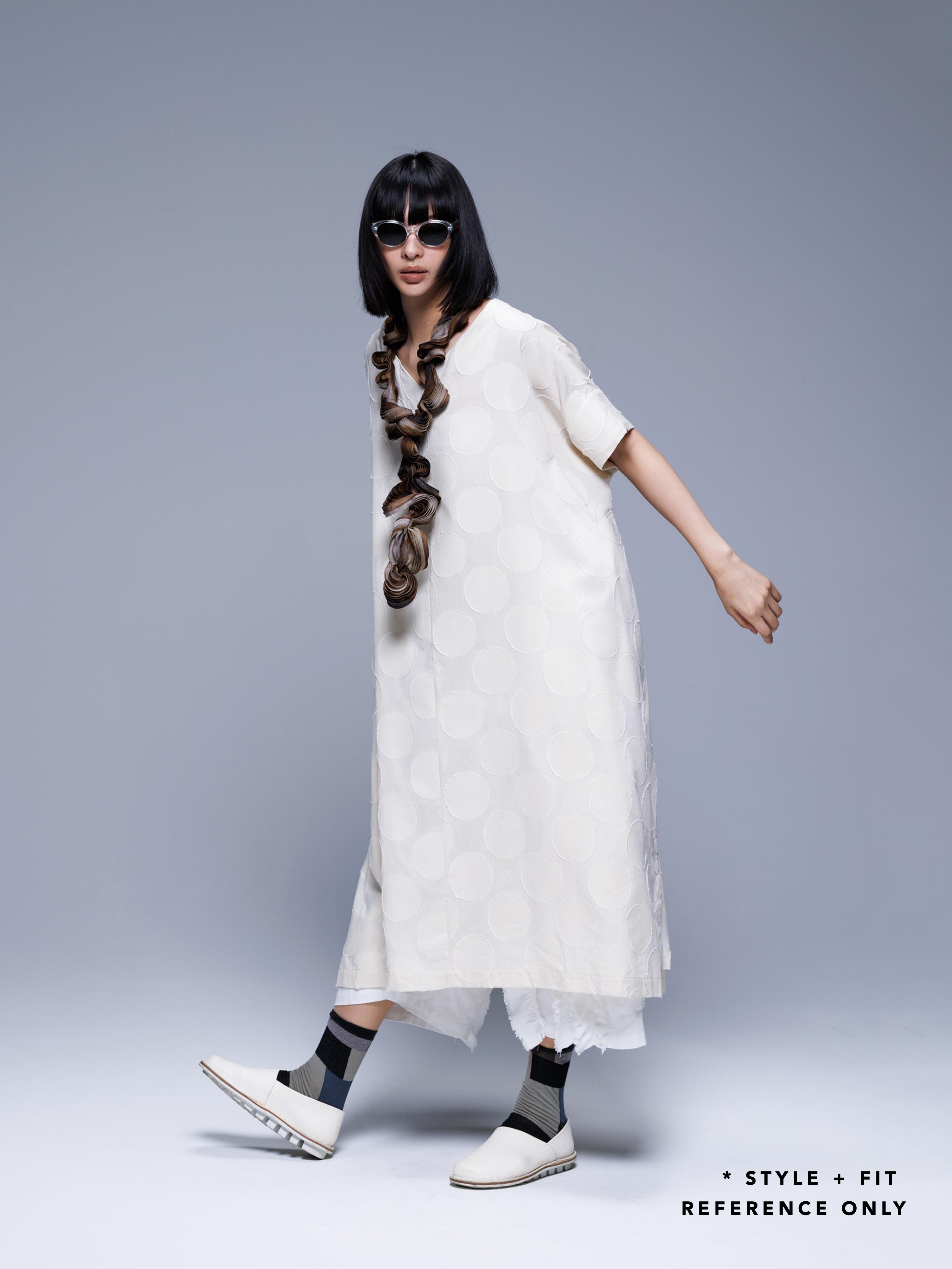 SPOT DRESS BLACK