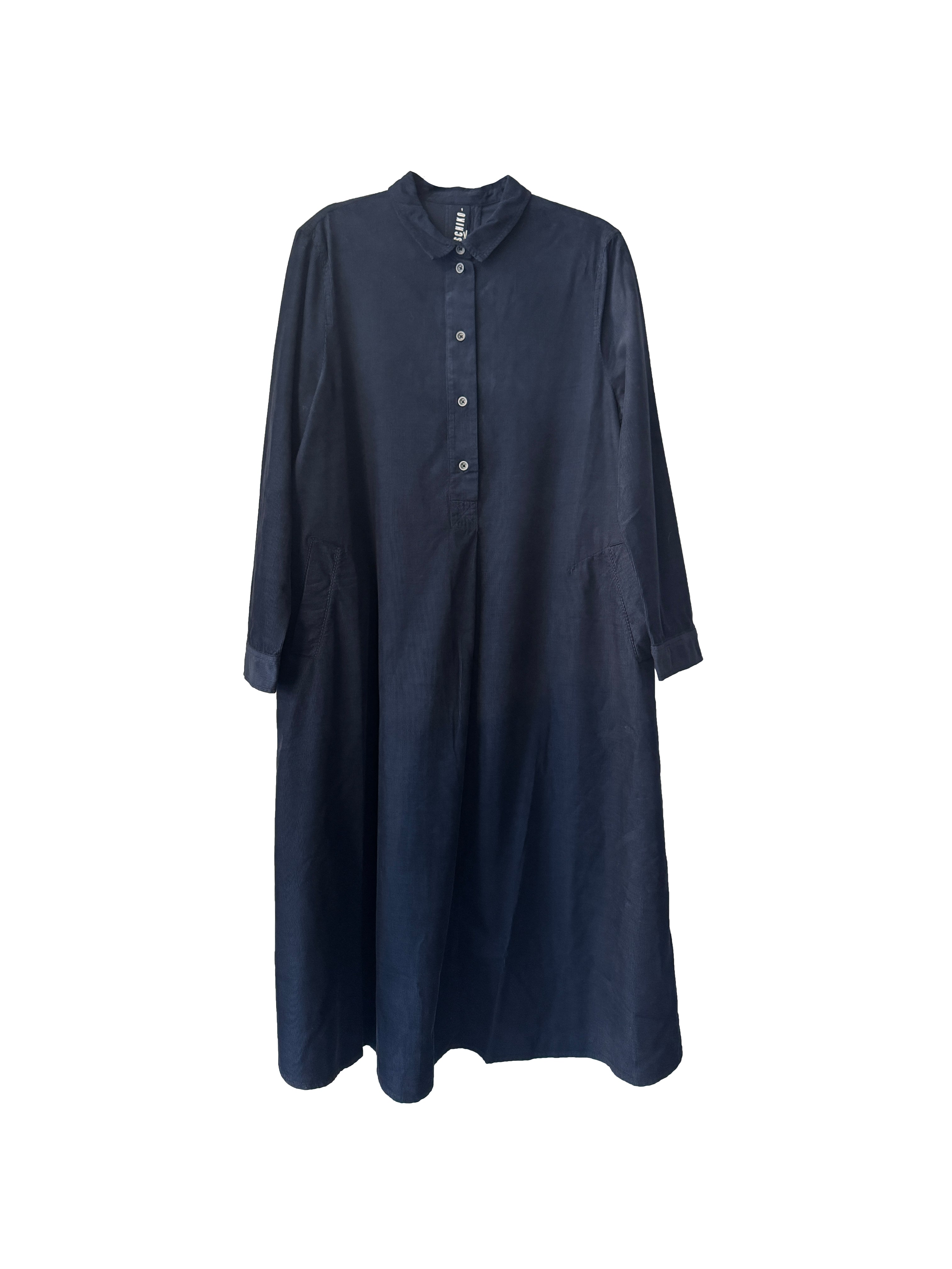 BABY CORD DRESS NOCTURNE