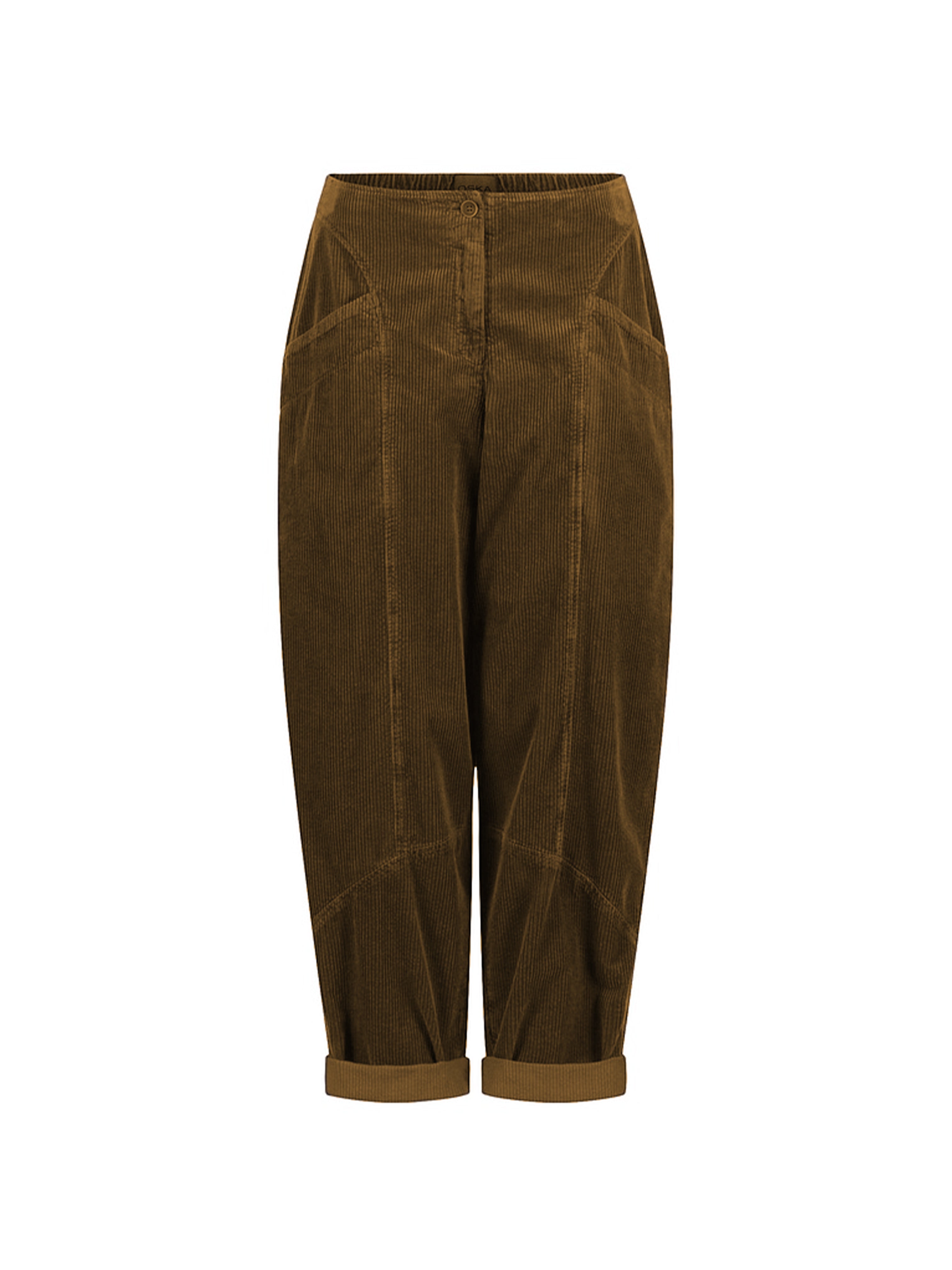ROUND POCKET CORD PANT TOBACCO
