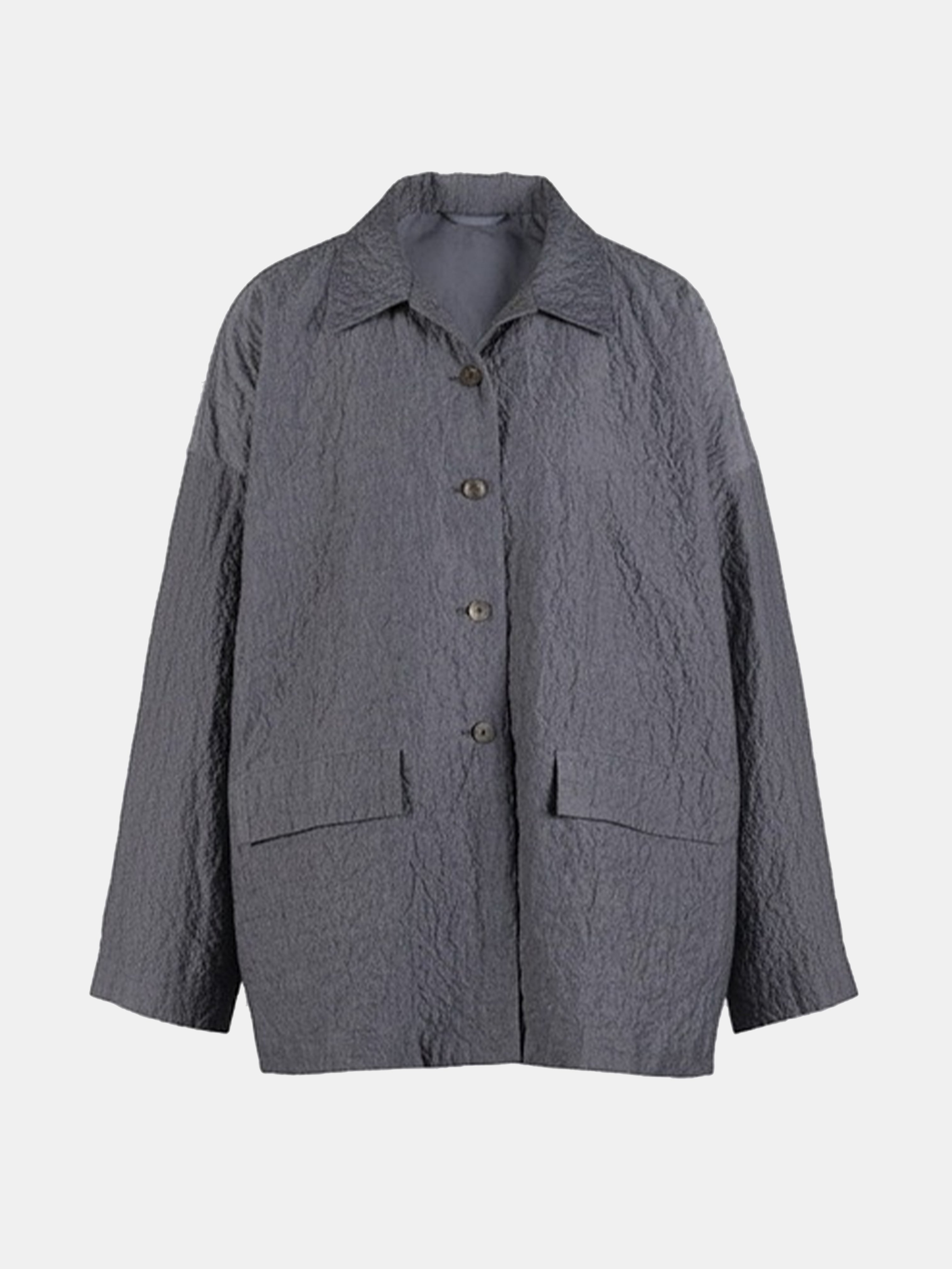 SEERSUCKER JACKET 610 NAVY