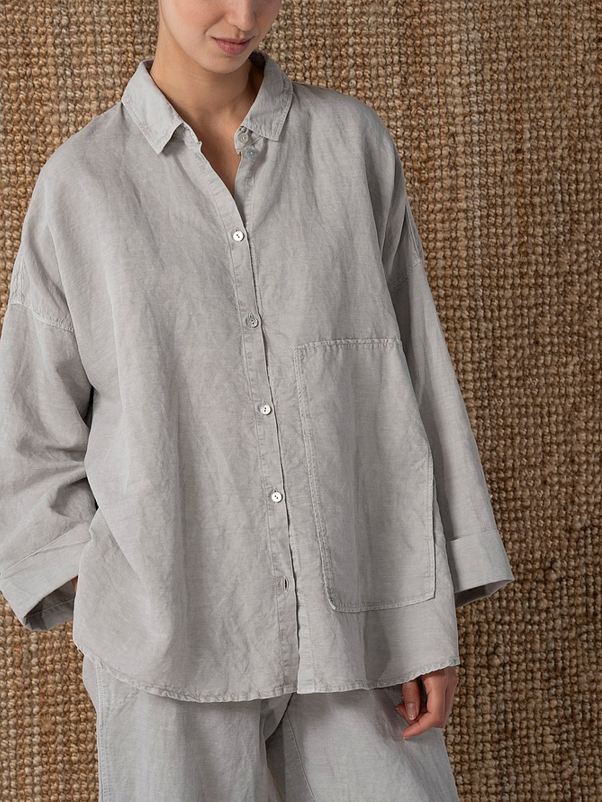 RELAXED SHIRT 626 CHALK