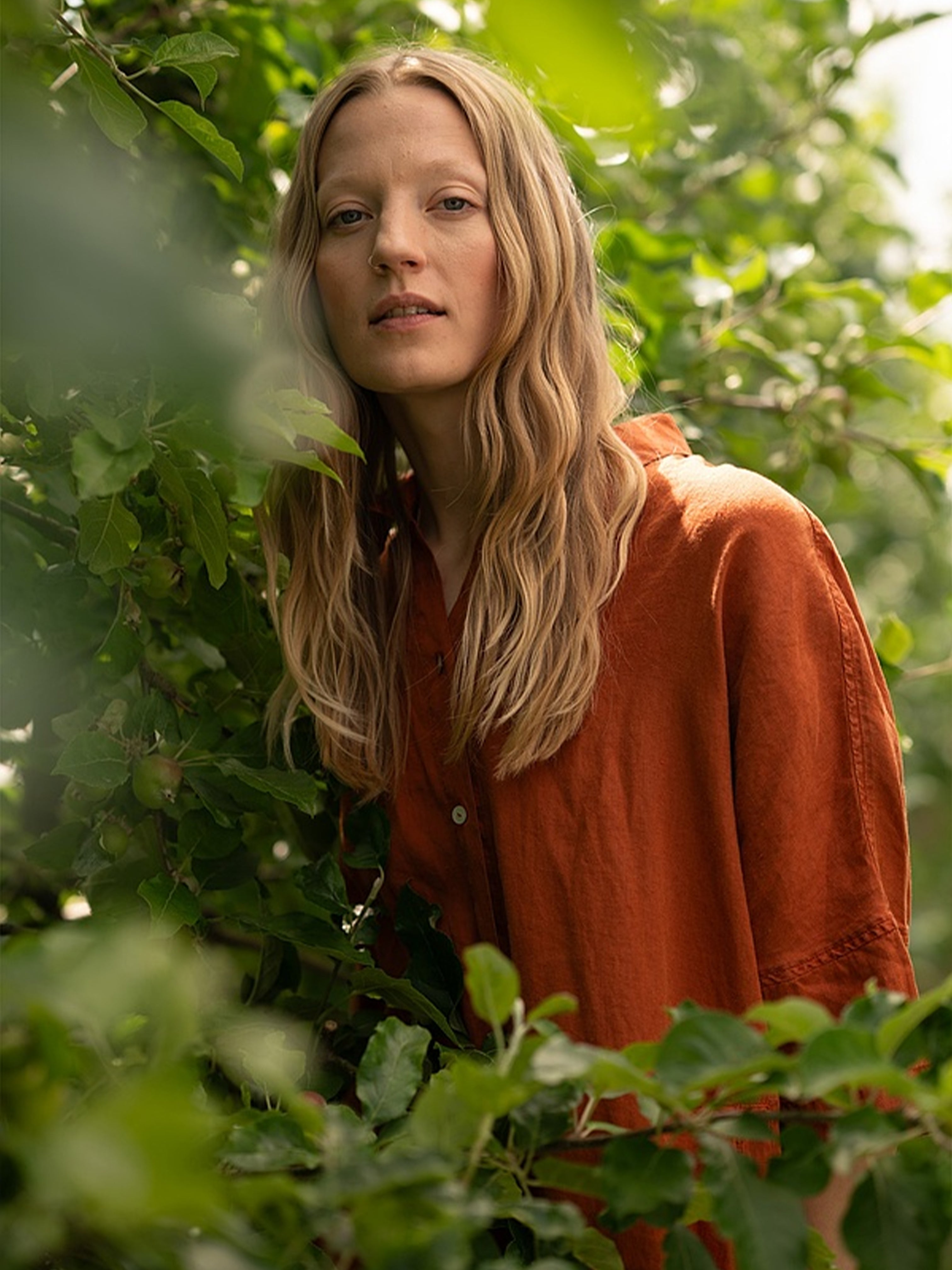 LIGHTWEIGHT DRESS 605 RUST