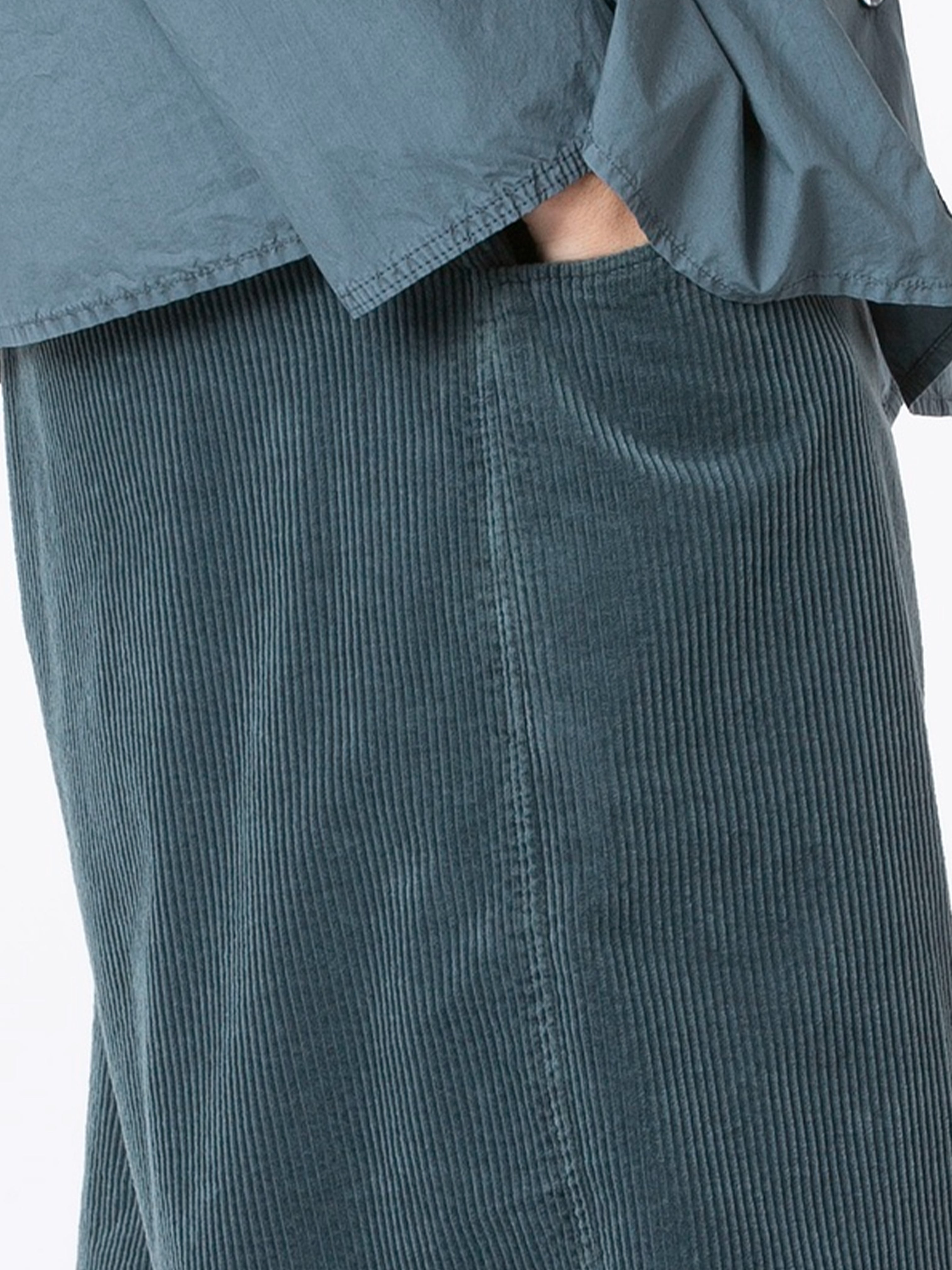 FLAT FRONT CORD PANT PACIFIC