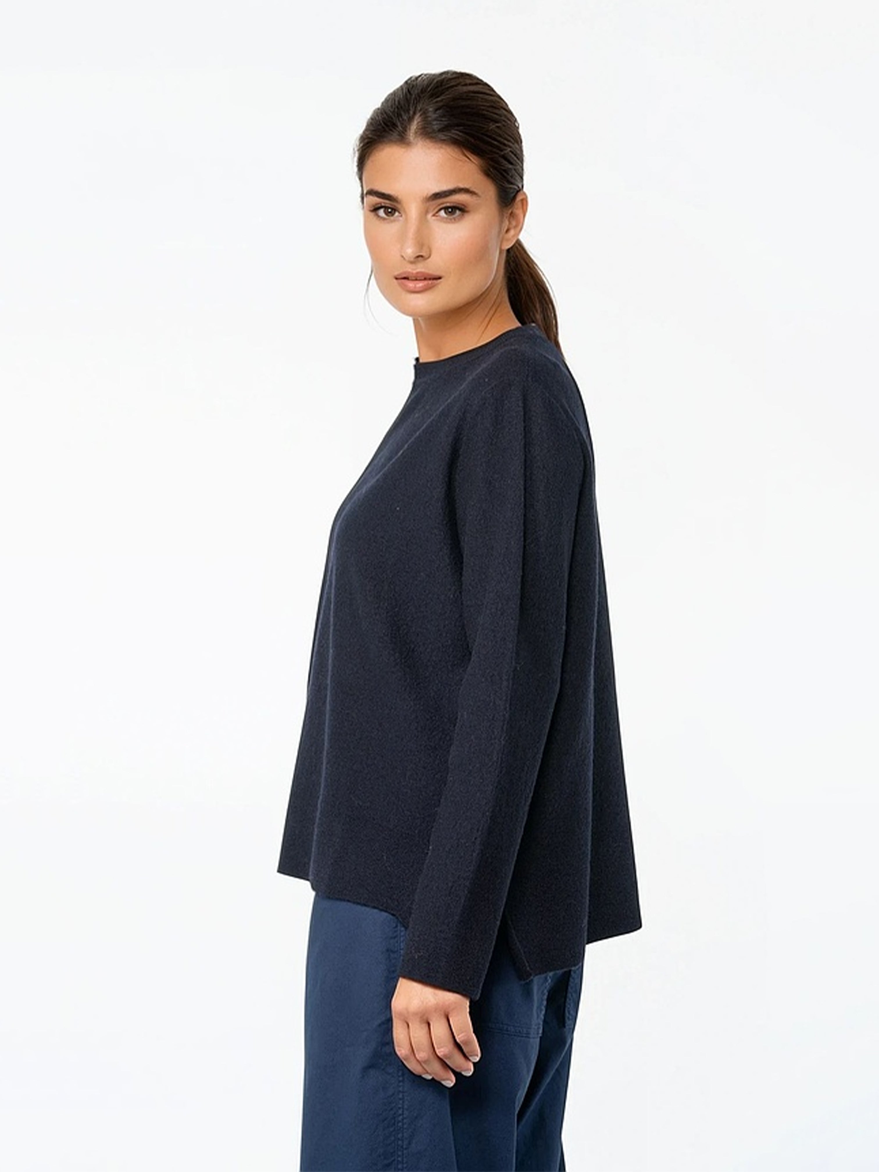 CLASSIC WOOL PULLOVER NAVY