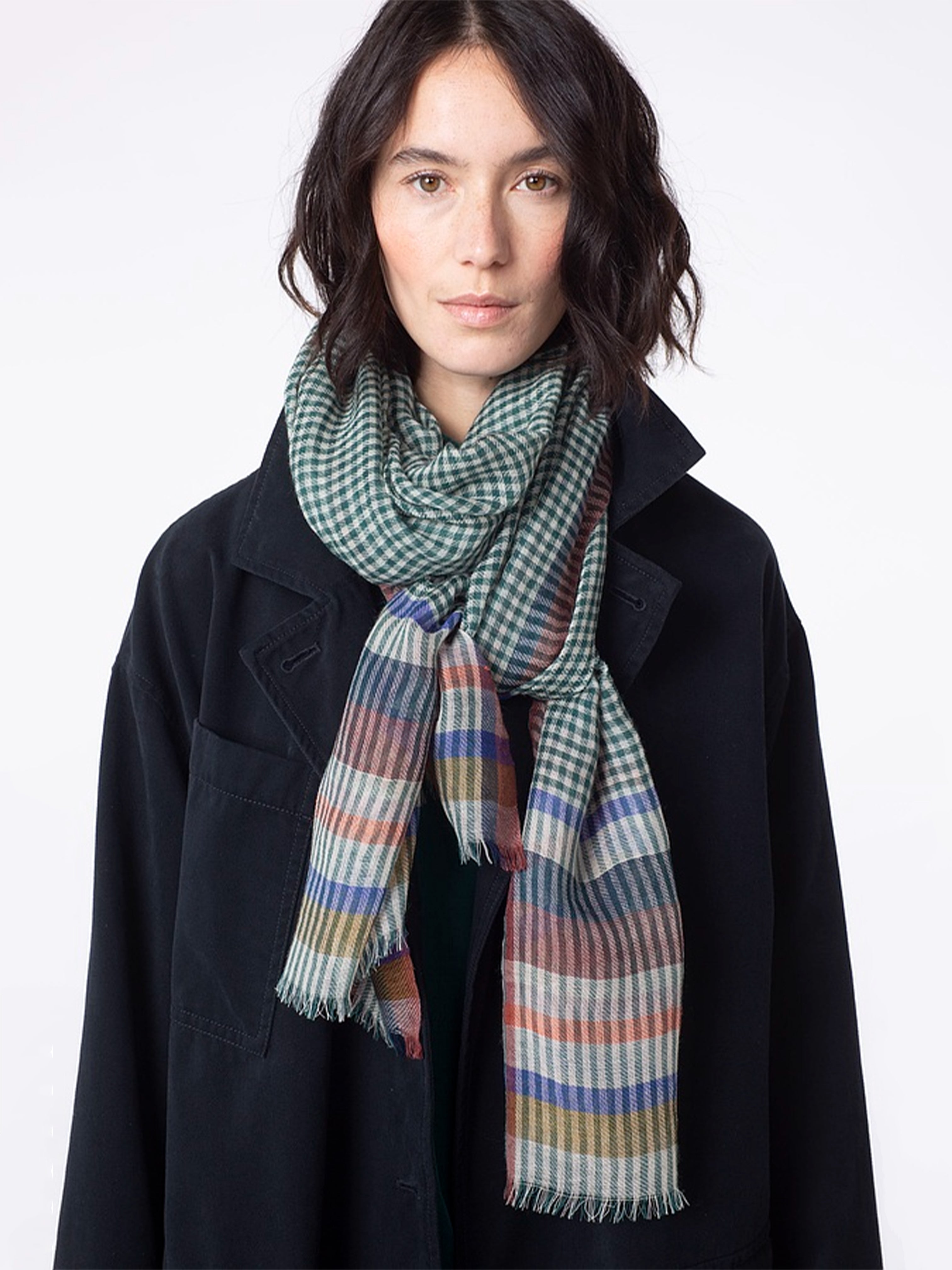WOOL BLEND SCARF BOTTLE