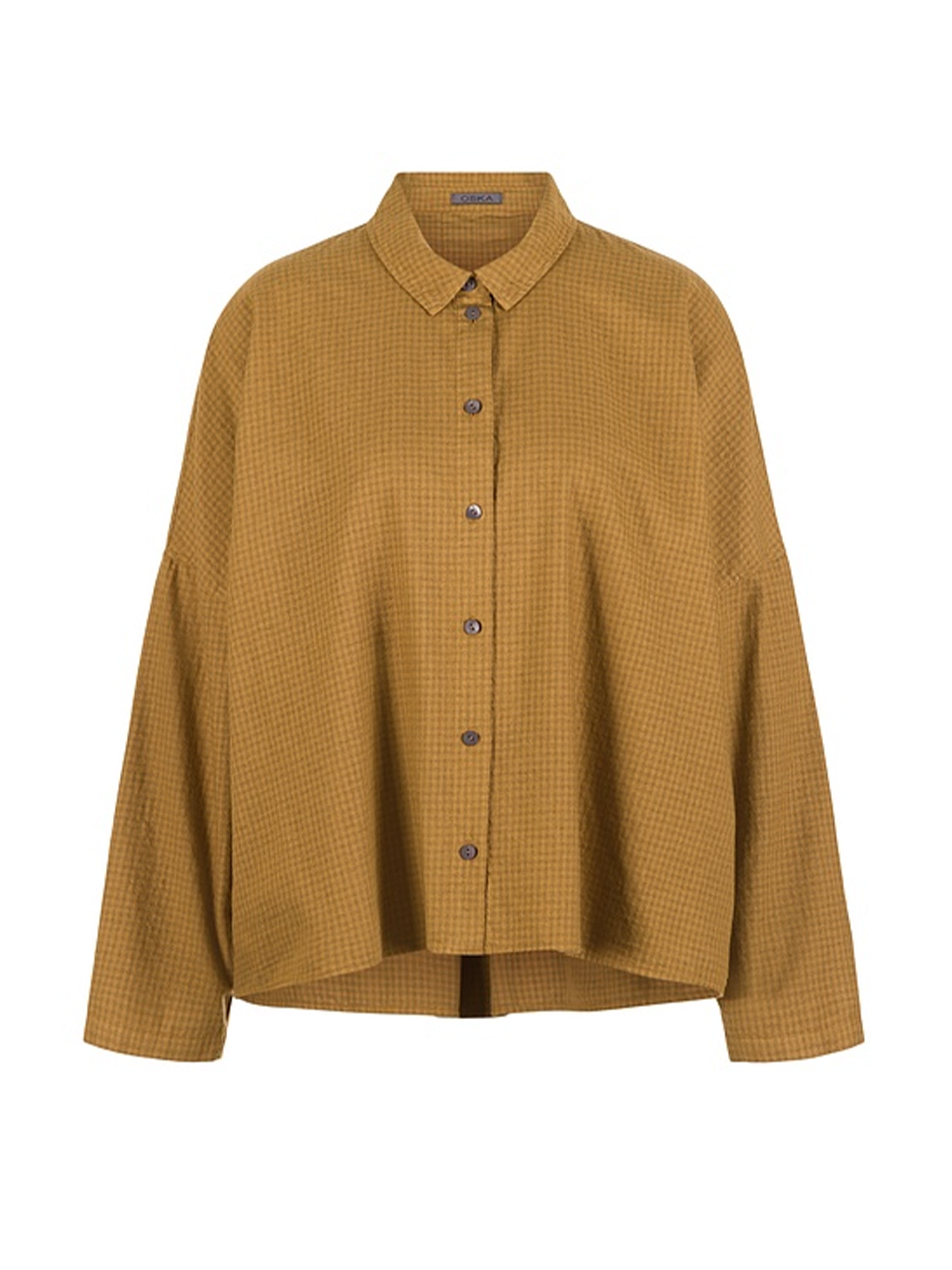 VICHY CHECK SHIRT TOBACCO