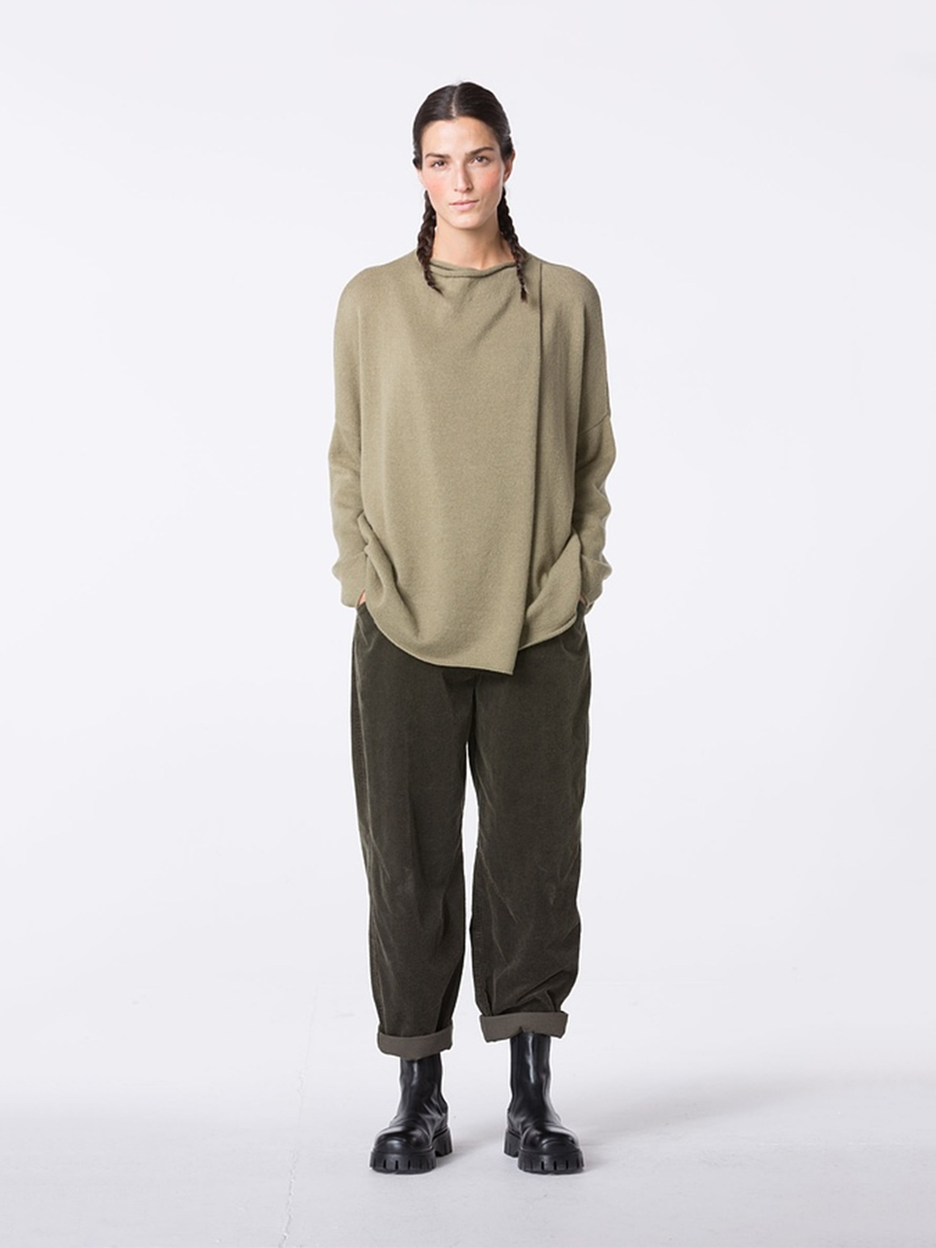 CORDUROY PANT LICHEN