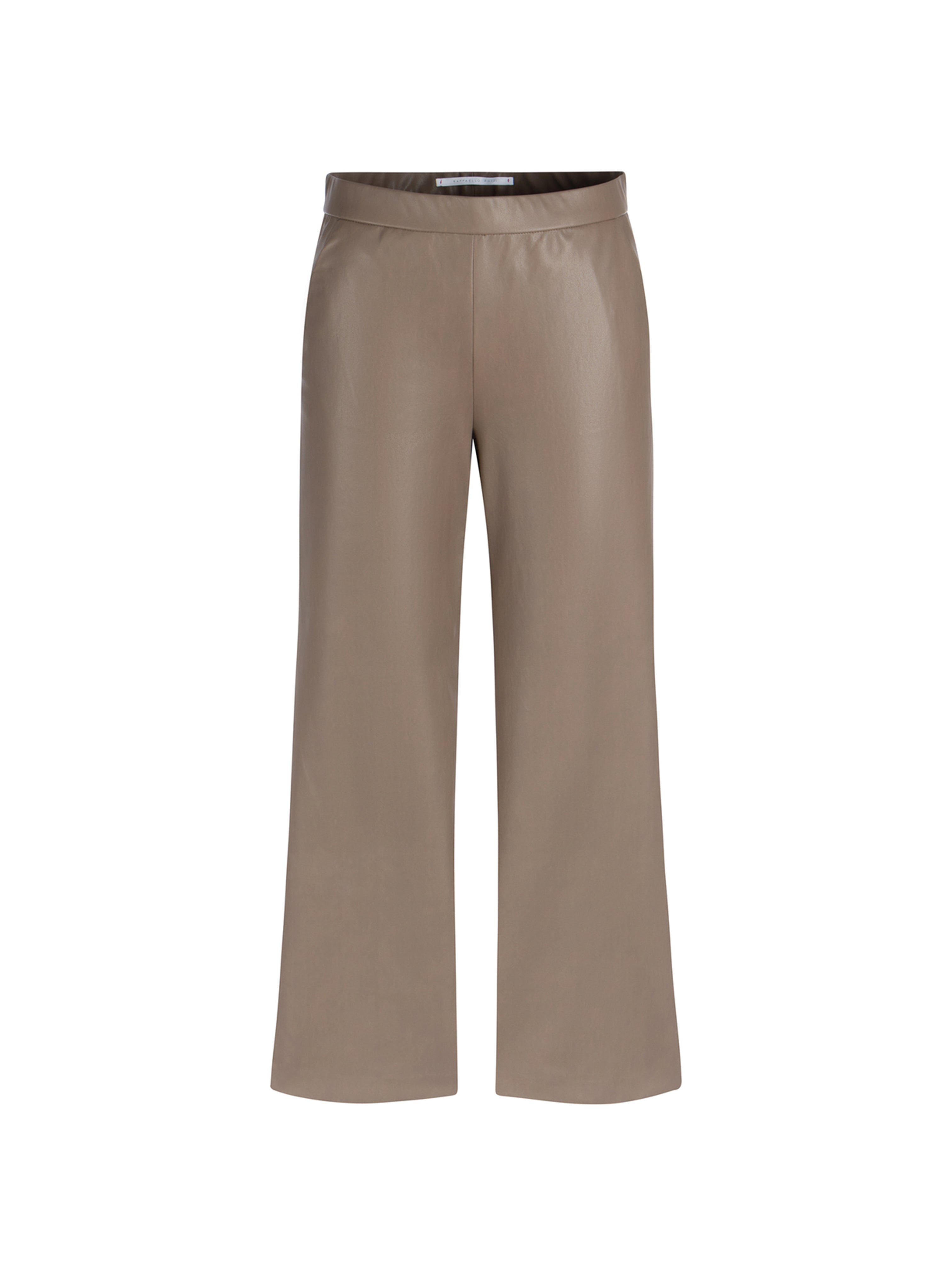 PALINA 6/8 VEGAN LEATHER PANT NUT