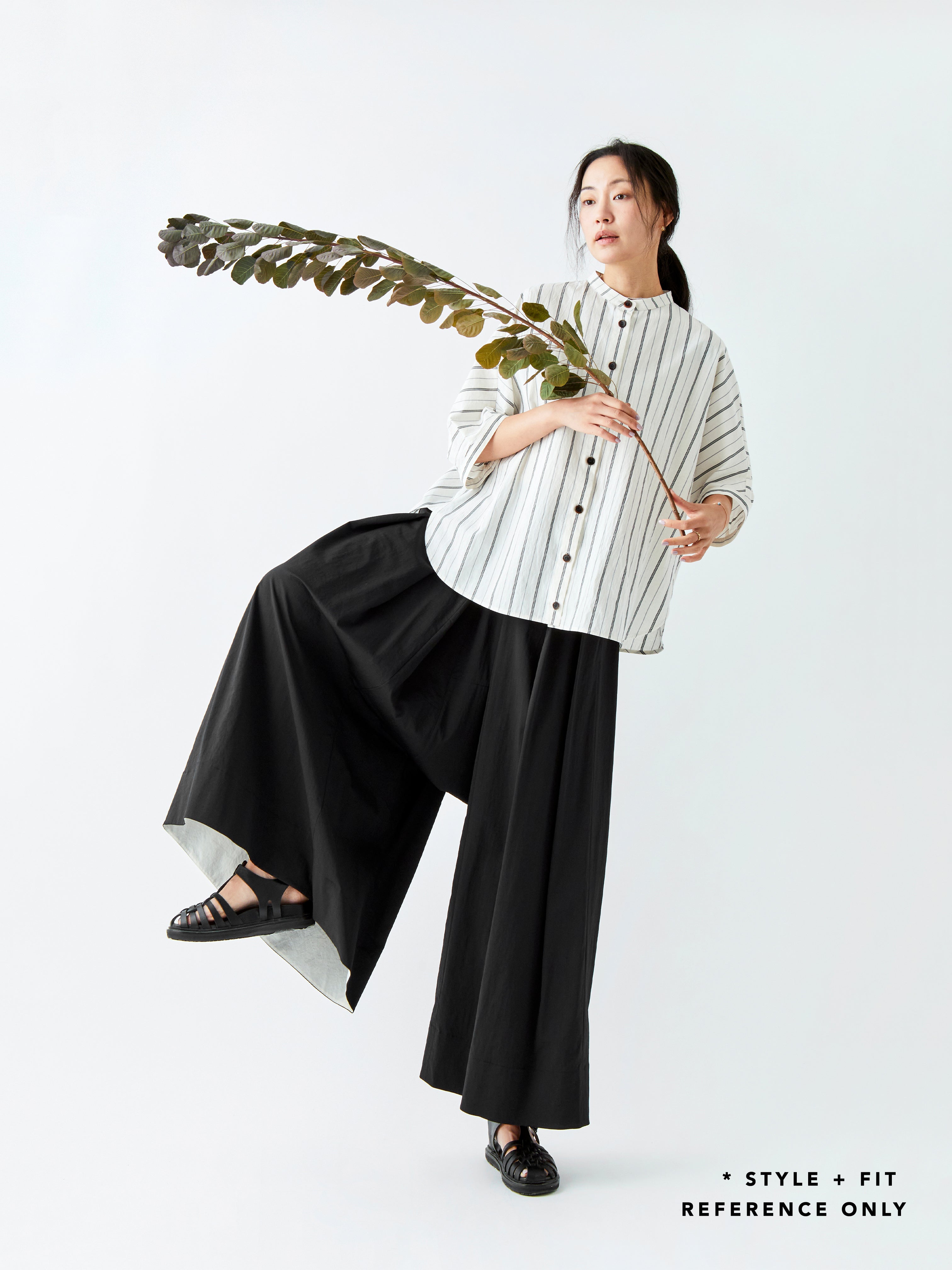 SHIRT BC070 BEIGE STRIPE