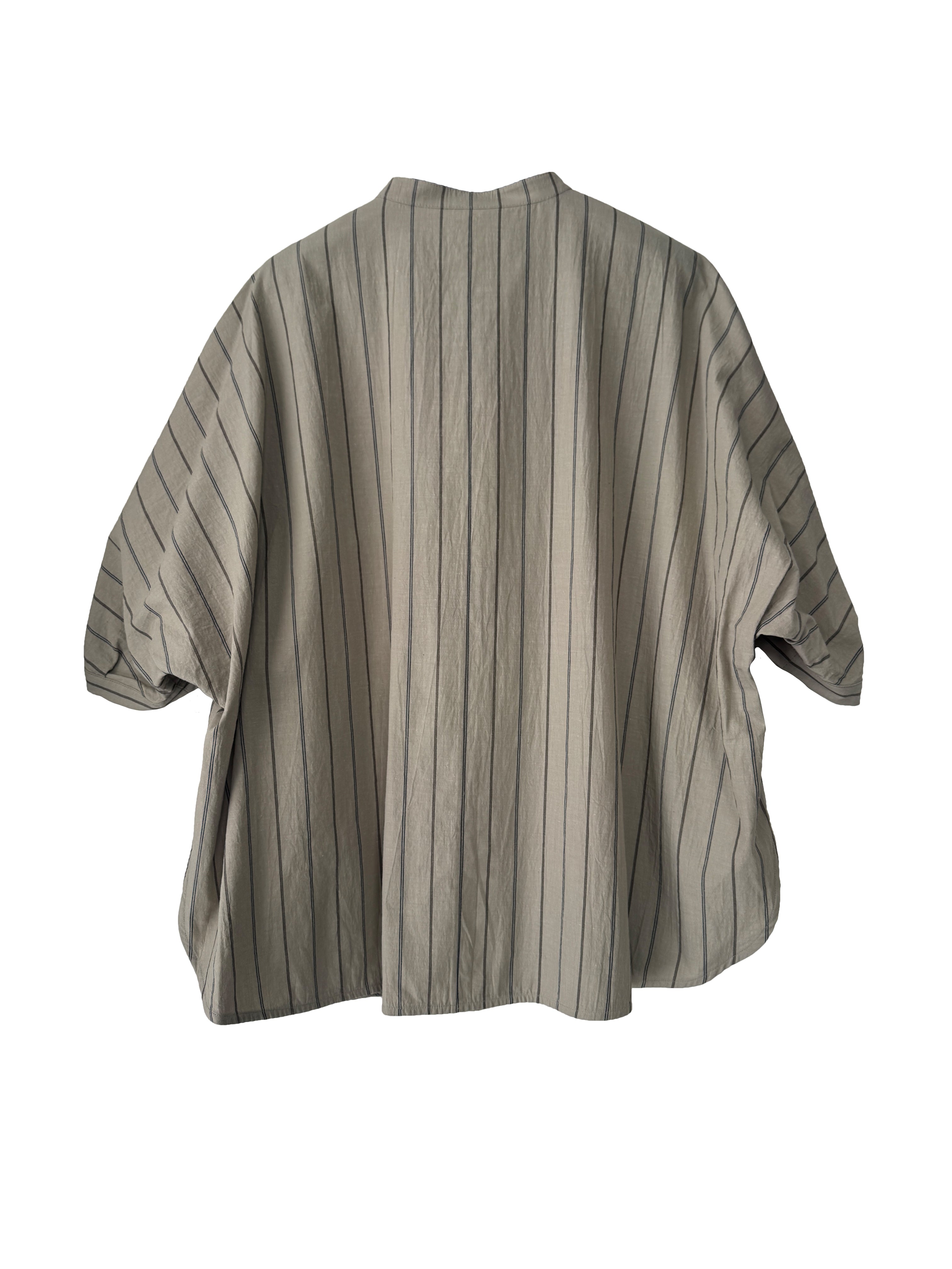 SHIRT BC070 BEIGE STRIPE