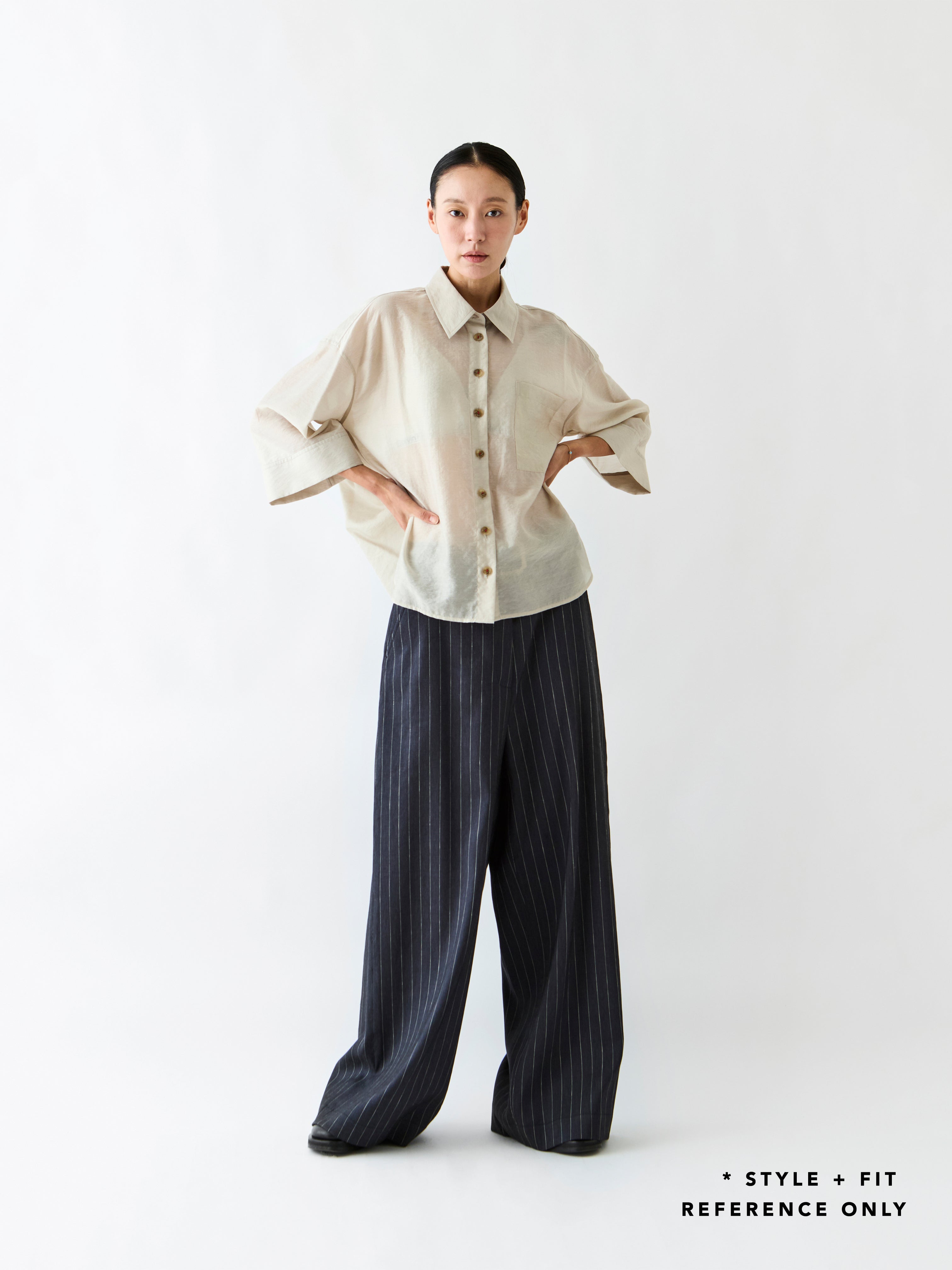 BL150 RELAXED SHIRT BLACK