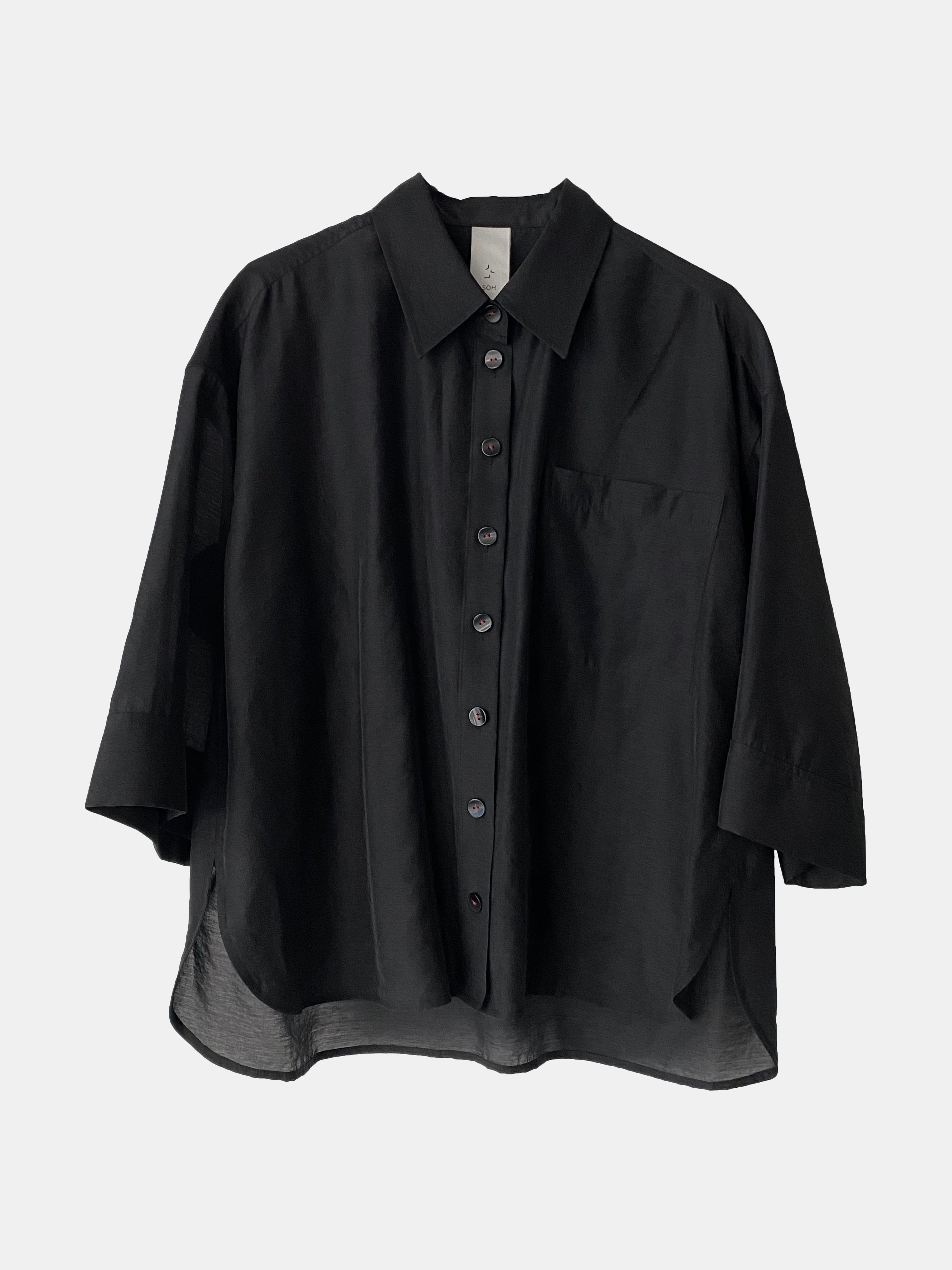 BL150 RELAXED SHIRT BLACK