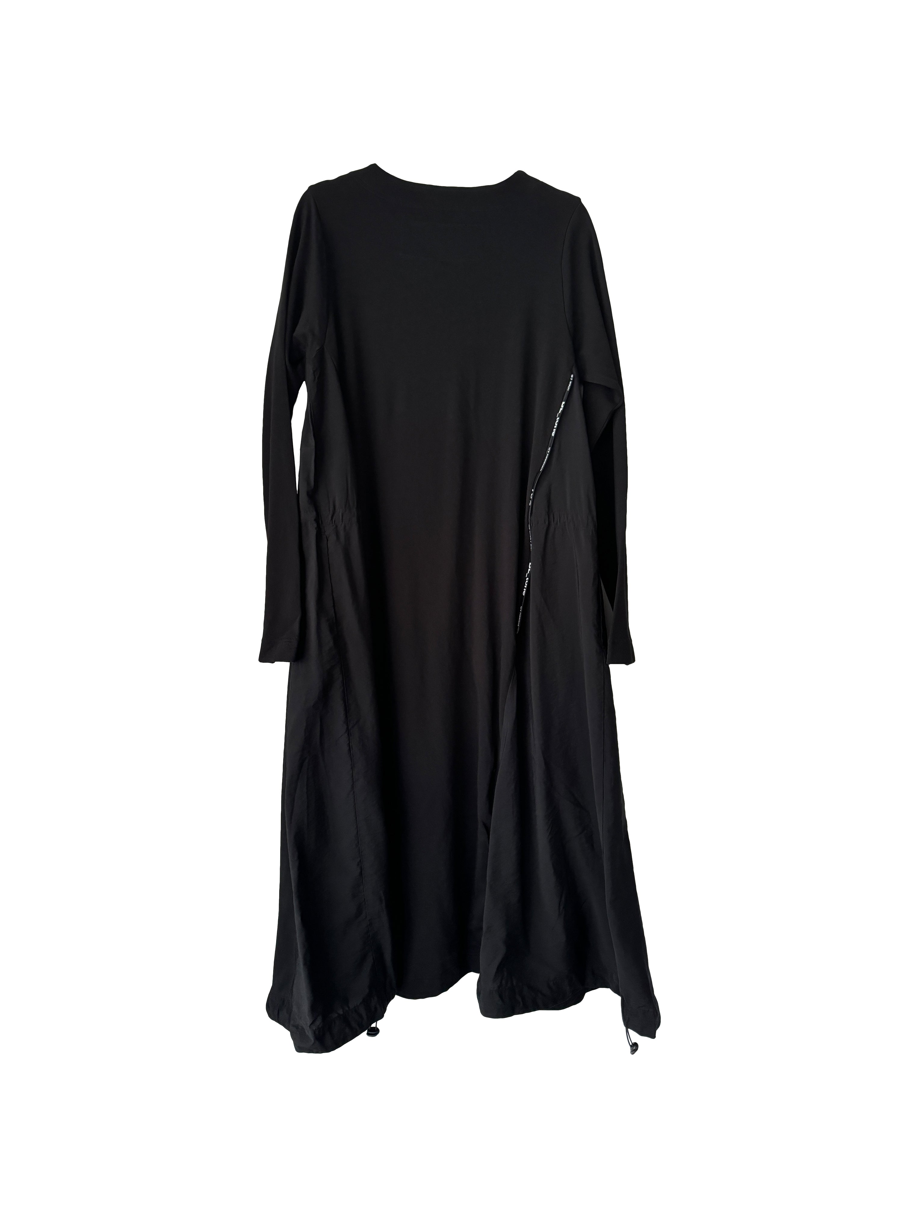 JERSEY KNIT DRESS BLACK