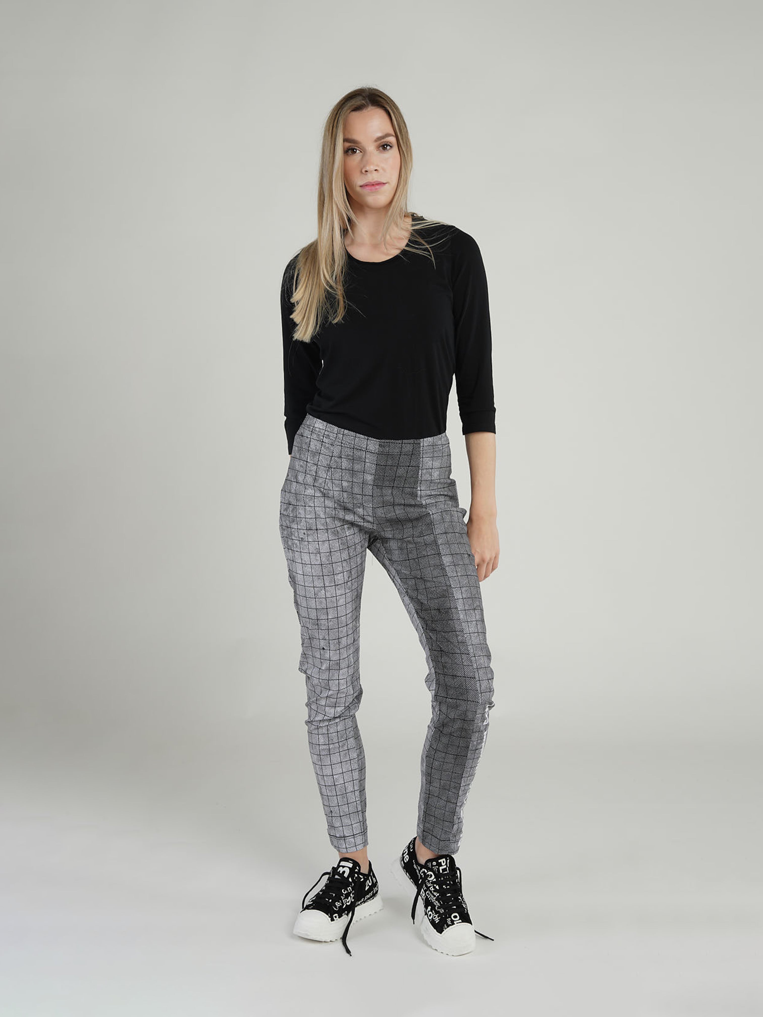 PANT BLACK PRINT