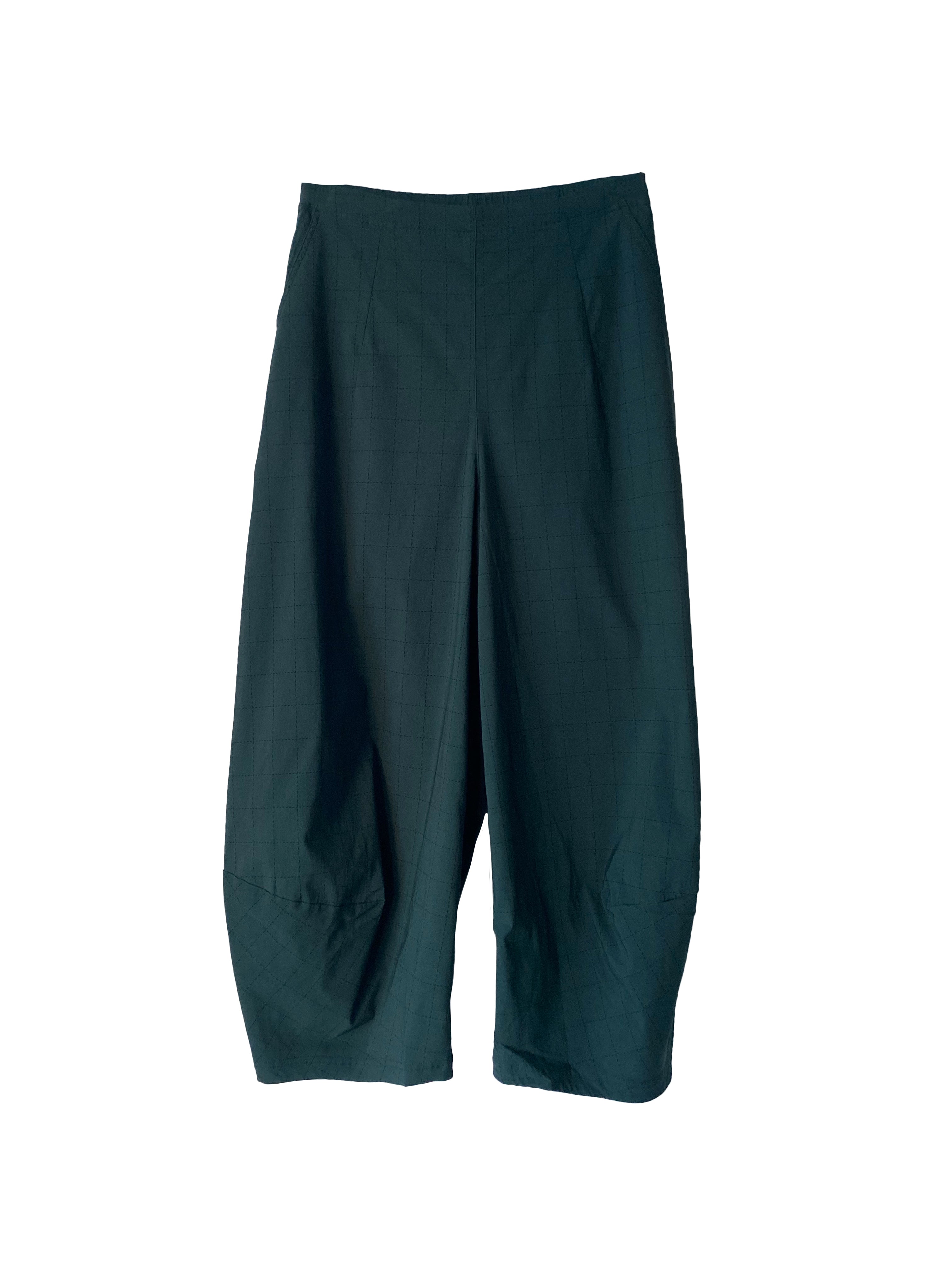 BARREL PANT TREE CHECK