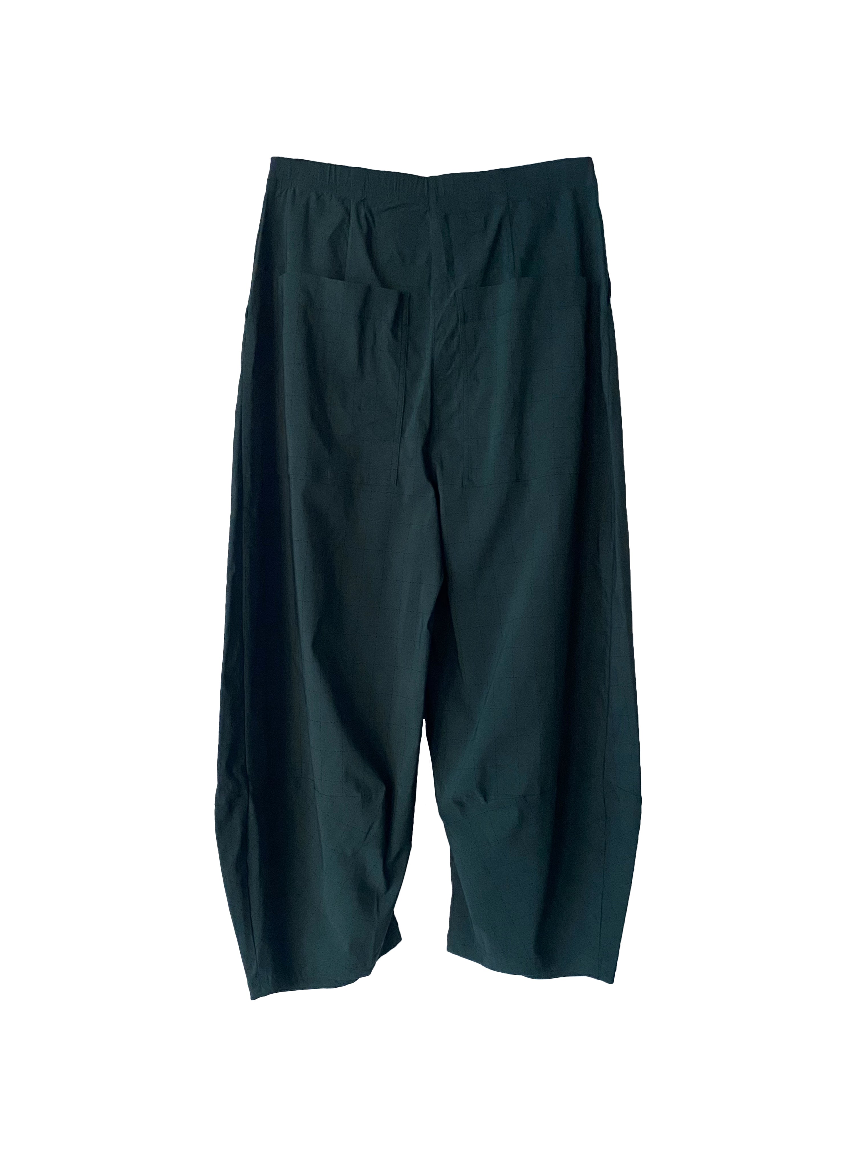 BARREL PANT TREE CHECK
