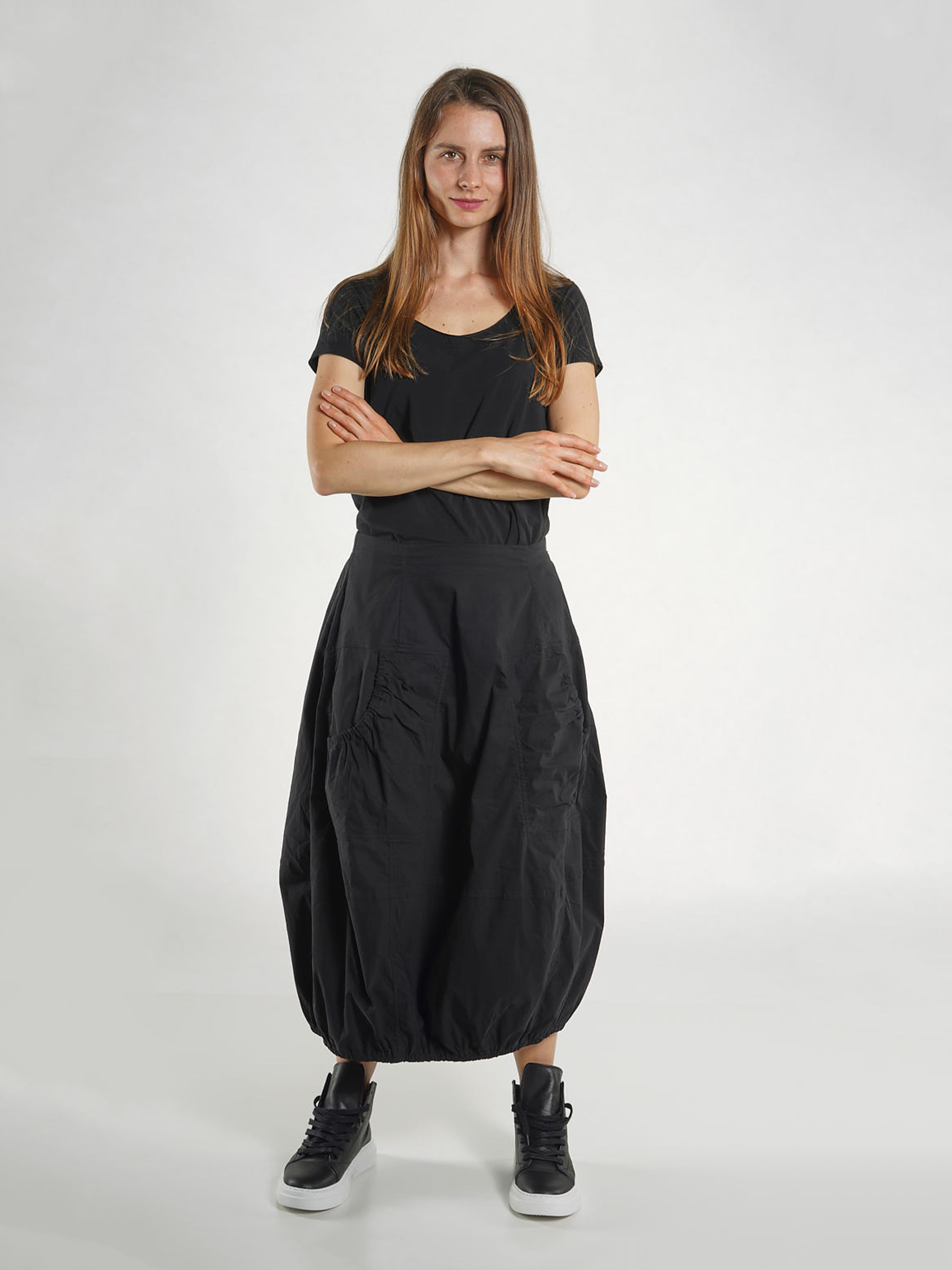 POCKET SKIRT BLACK
