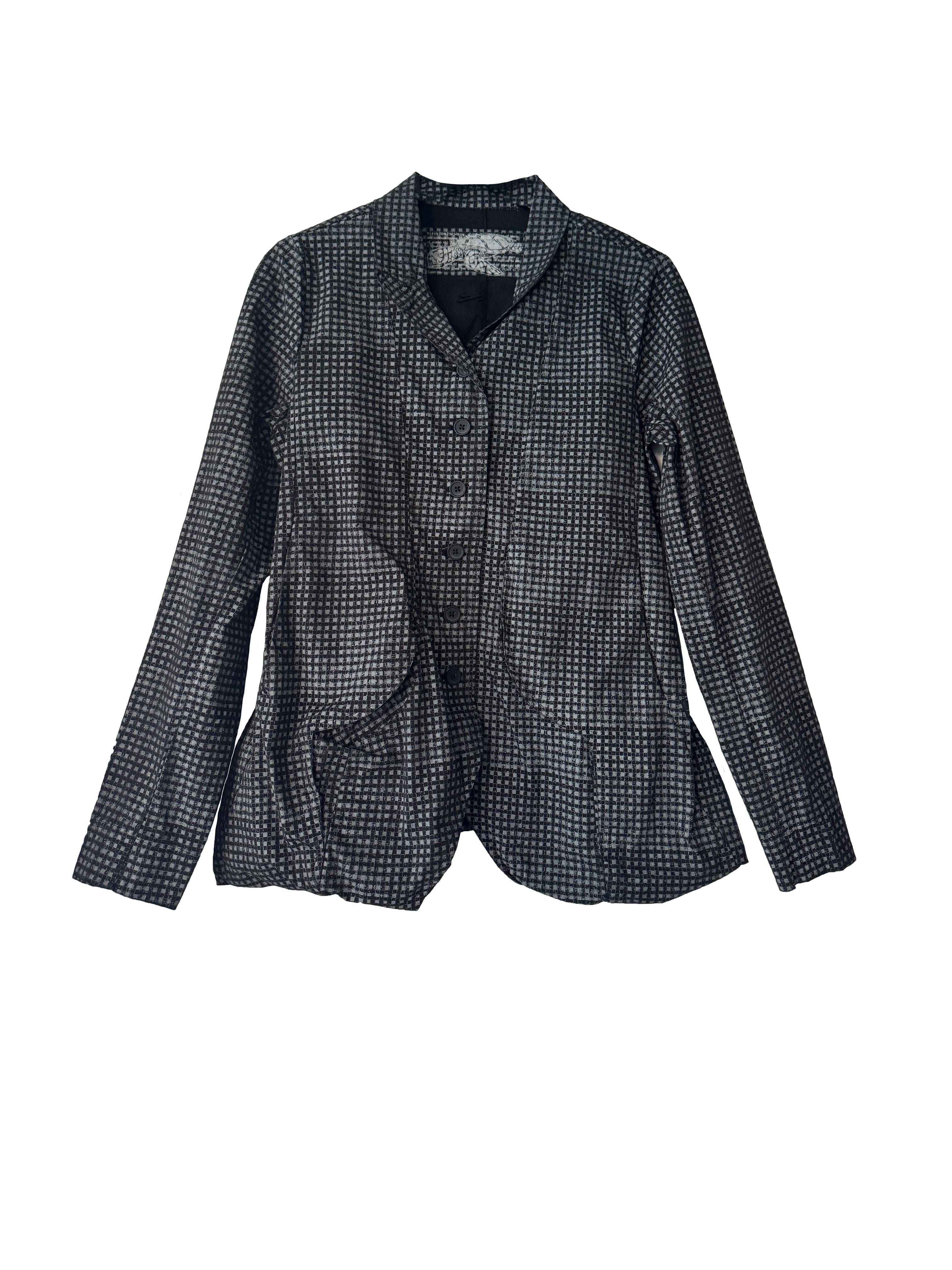 JACKET BLACK CHECK