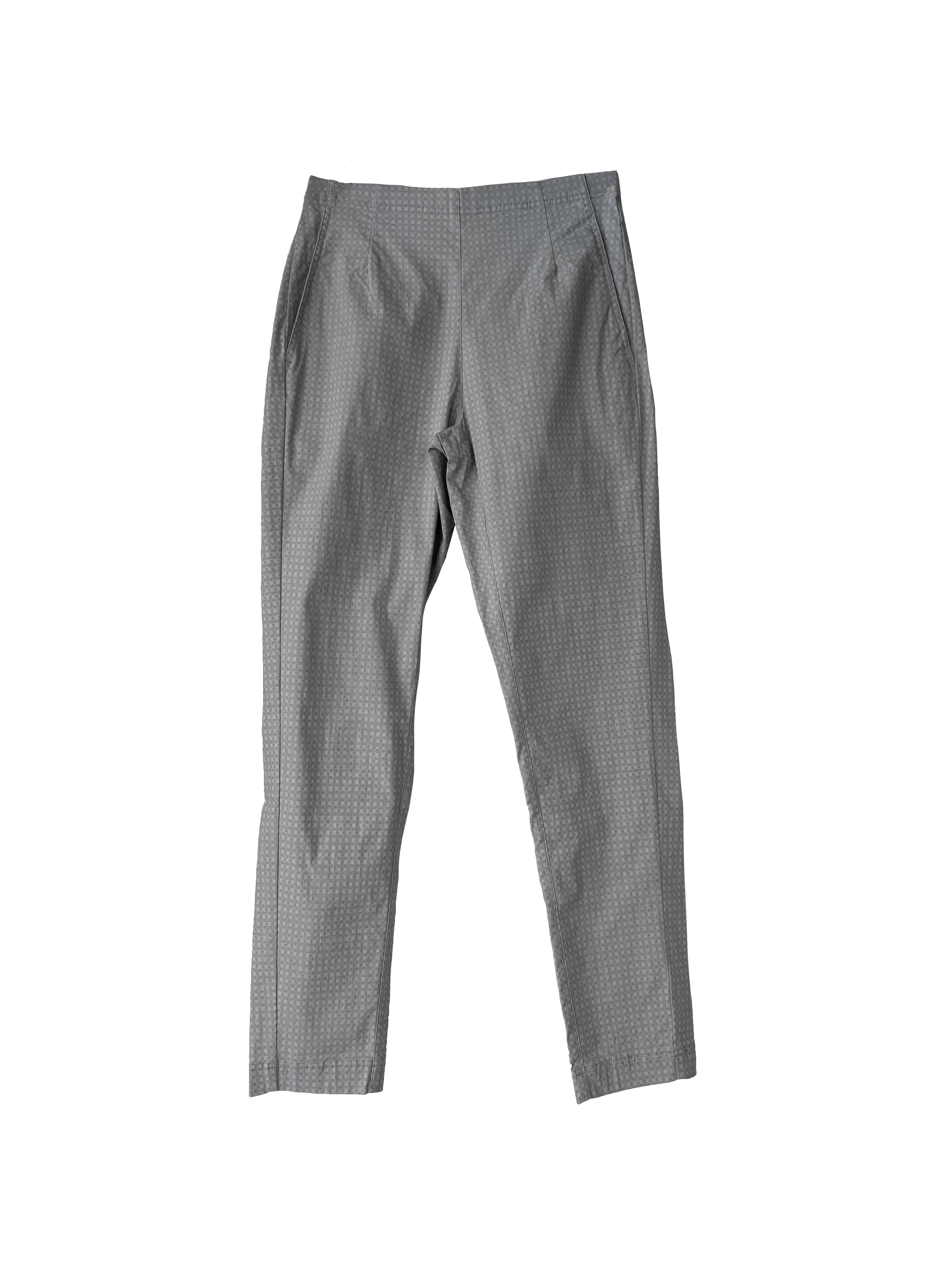 PULL ON PANT GREY CHECK