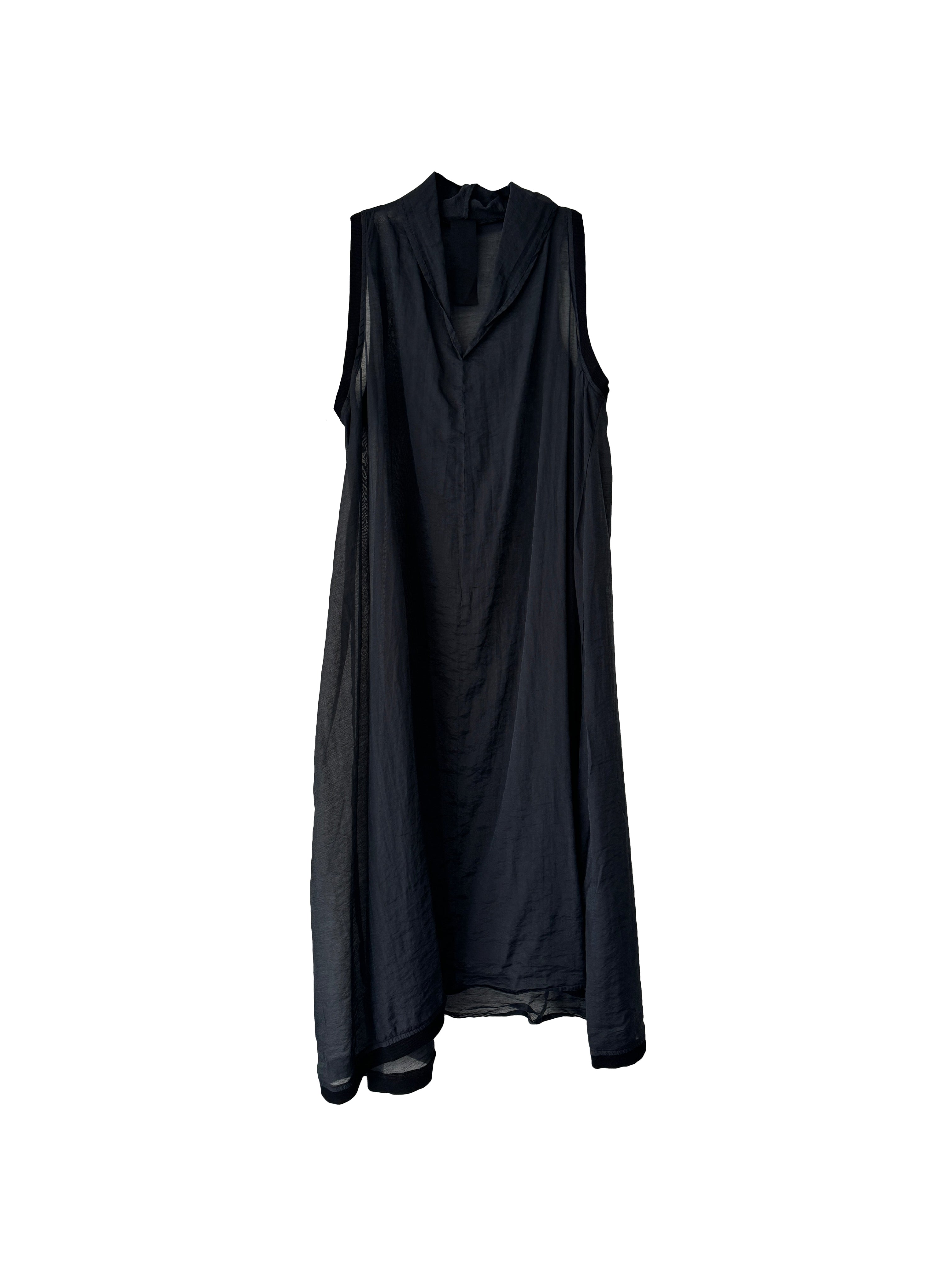 SLEEVELESS DRESS BLACK