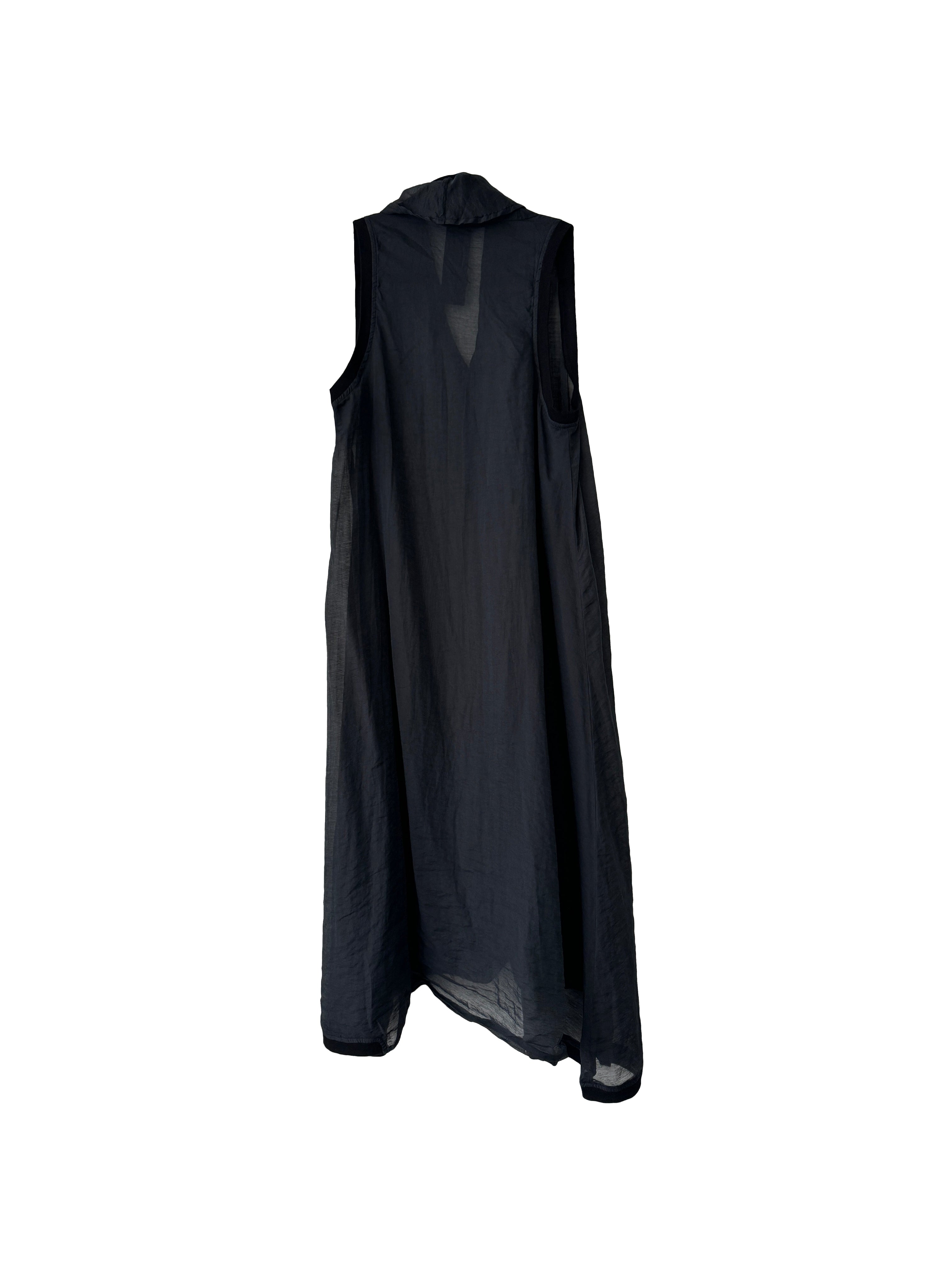 SLEEVELESS DRESS BLACK