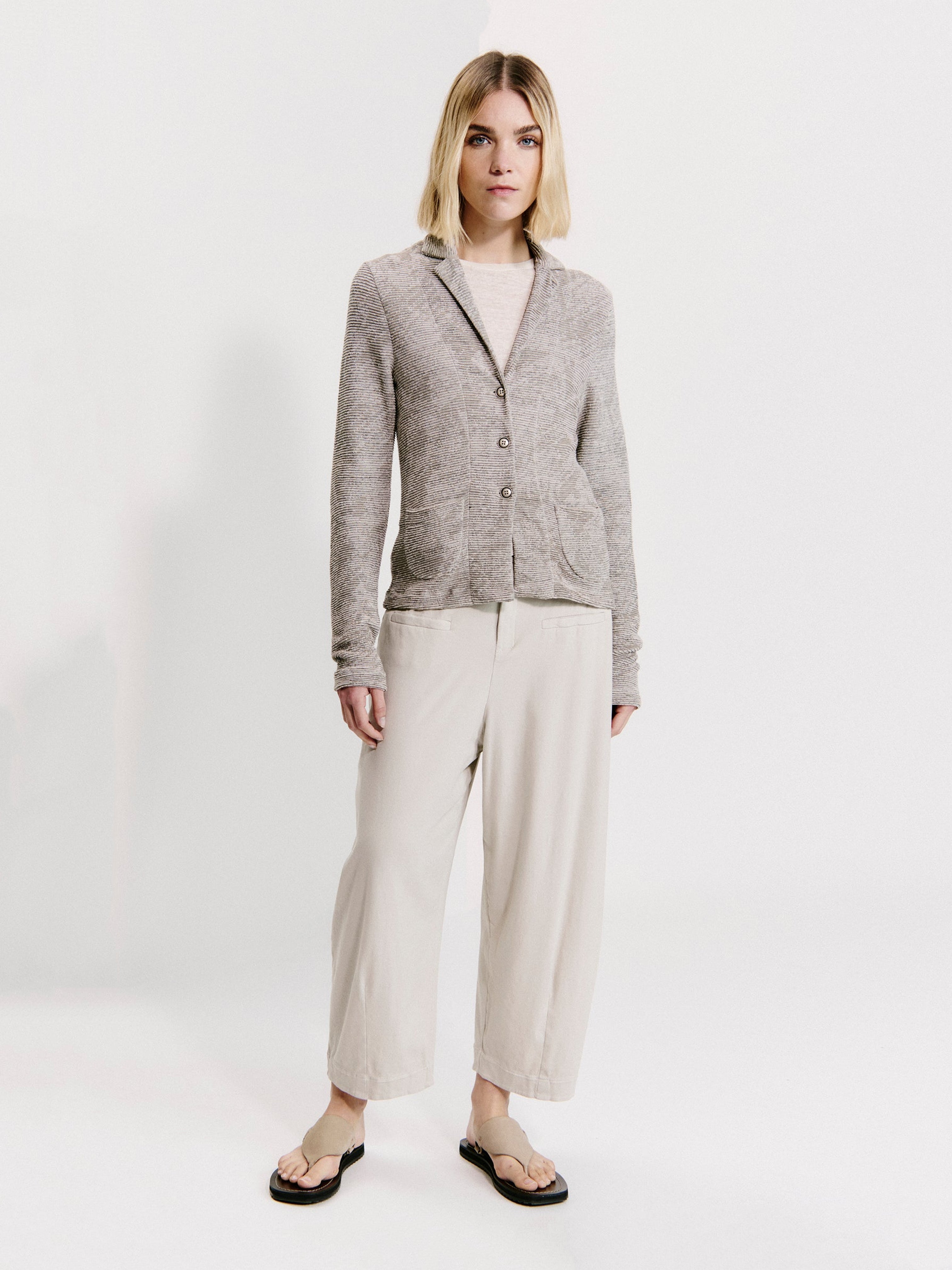 RIBBED TEXTURAL JACKET ROPE