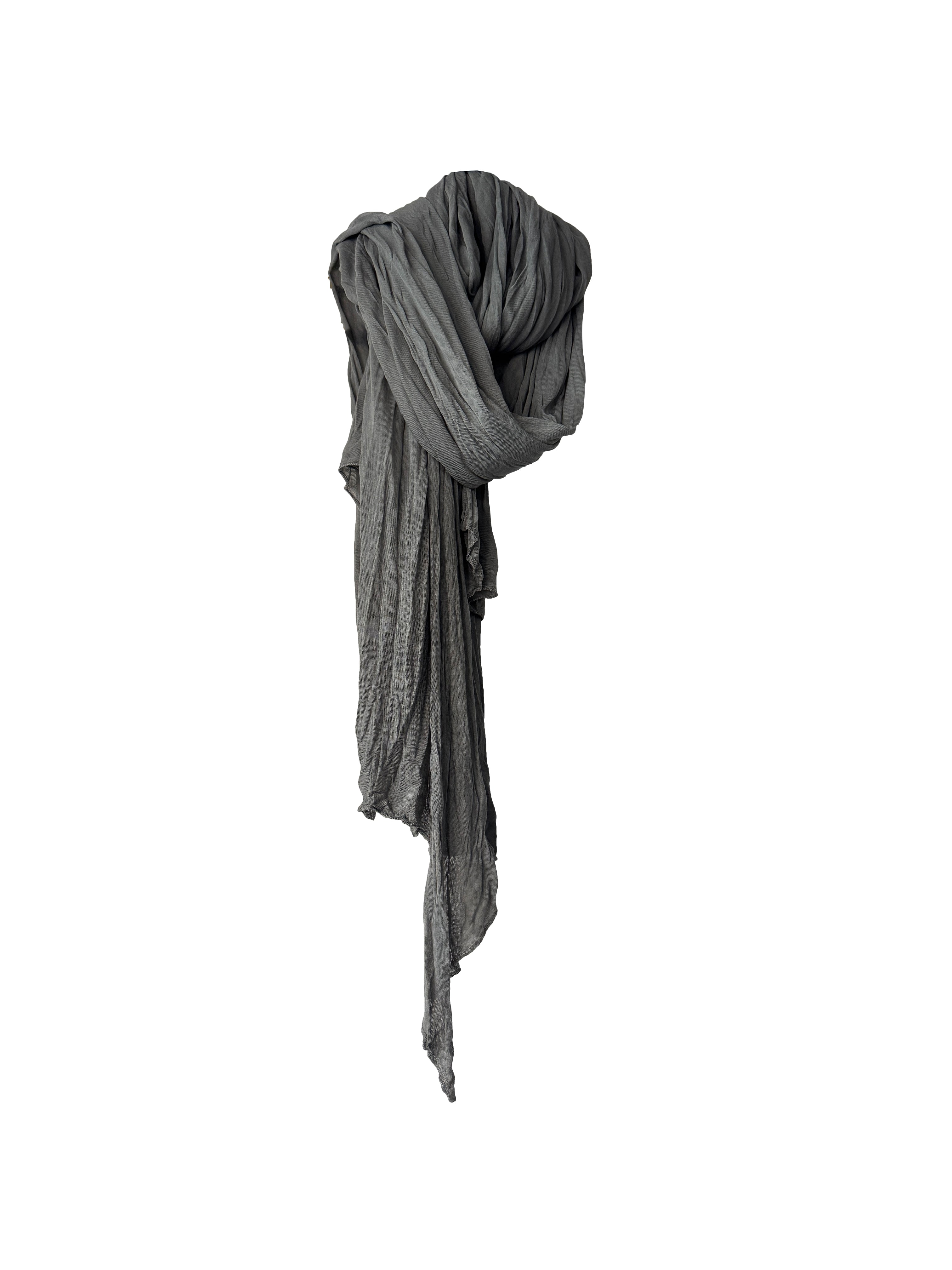 SIGNATURE SCARF GREY