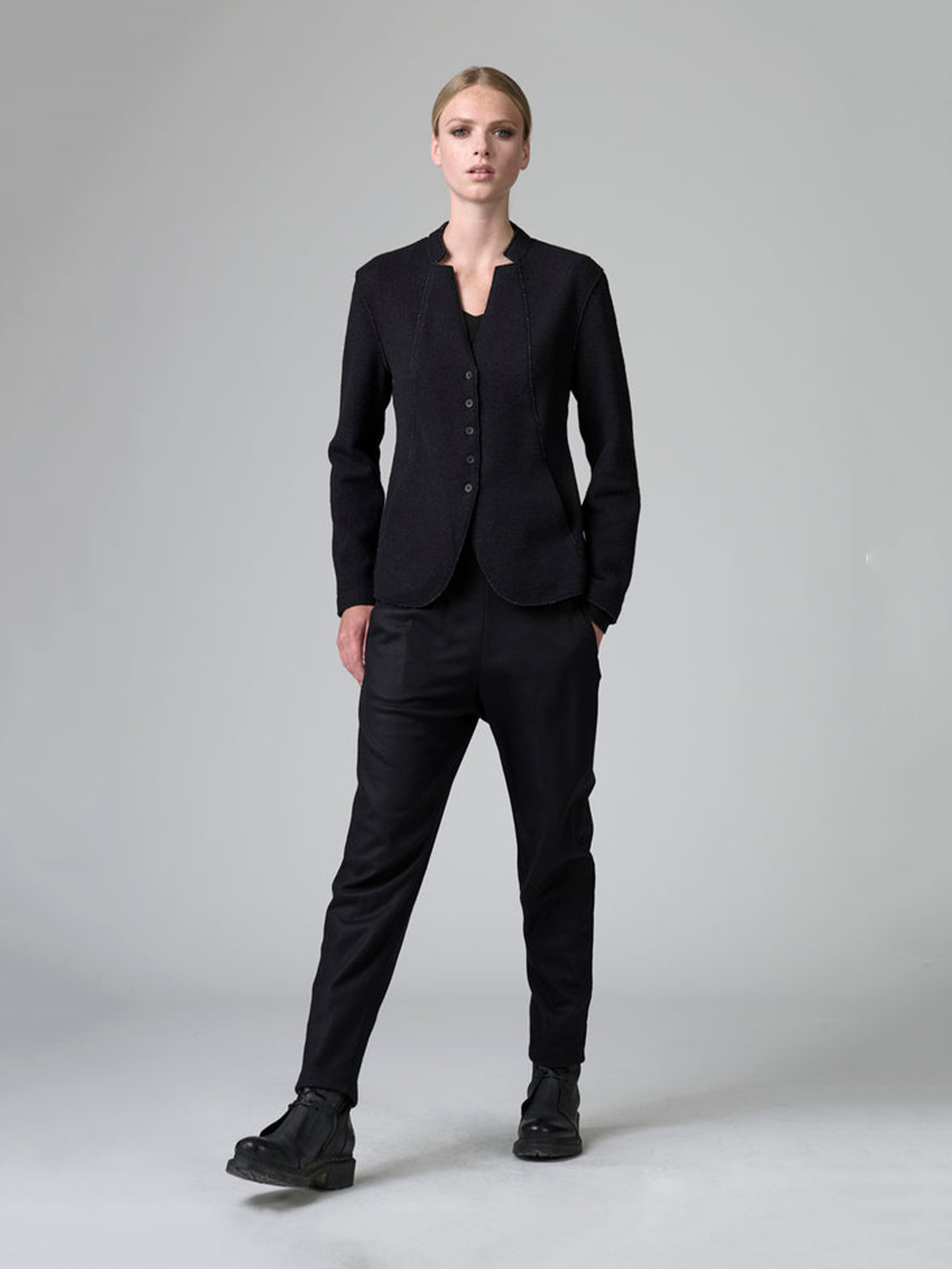 CHEVRON CLASSIC JACKET BLACK