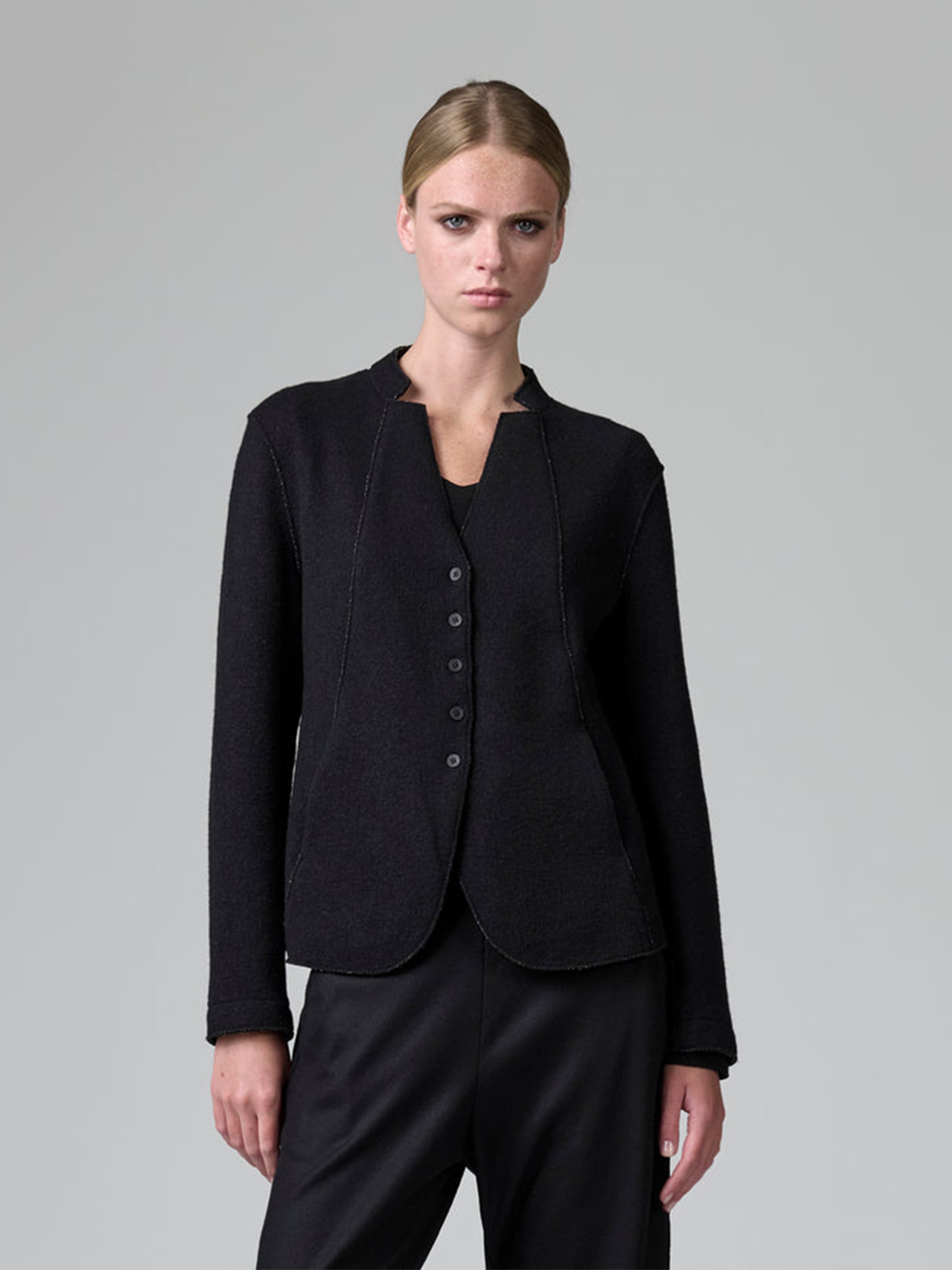 CHEVRON CLASSIC JACKET BLACK