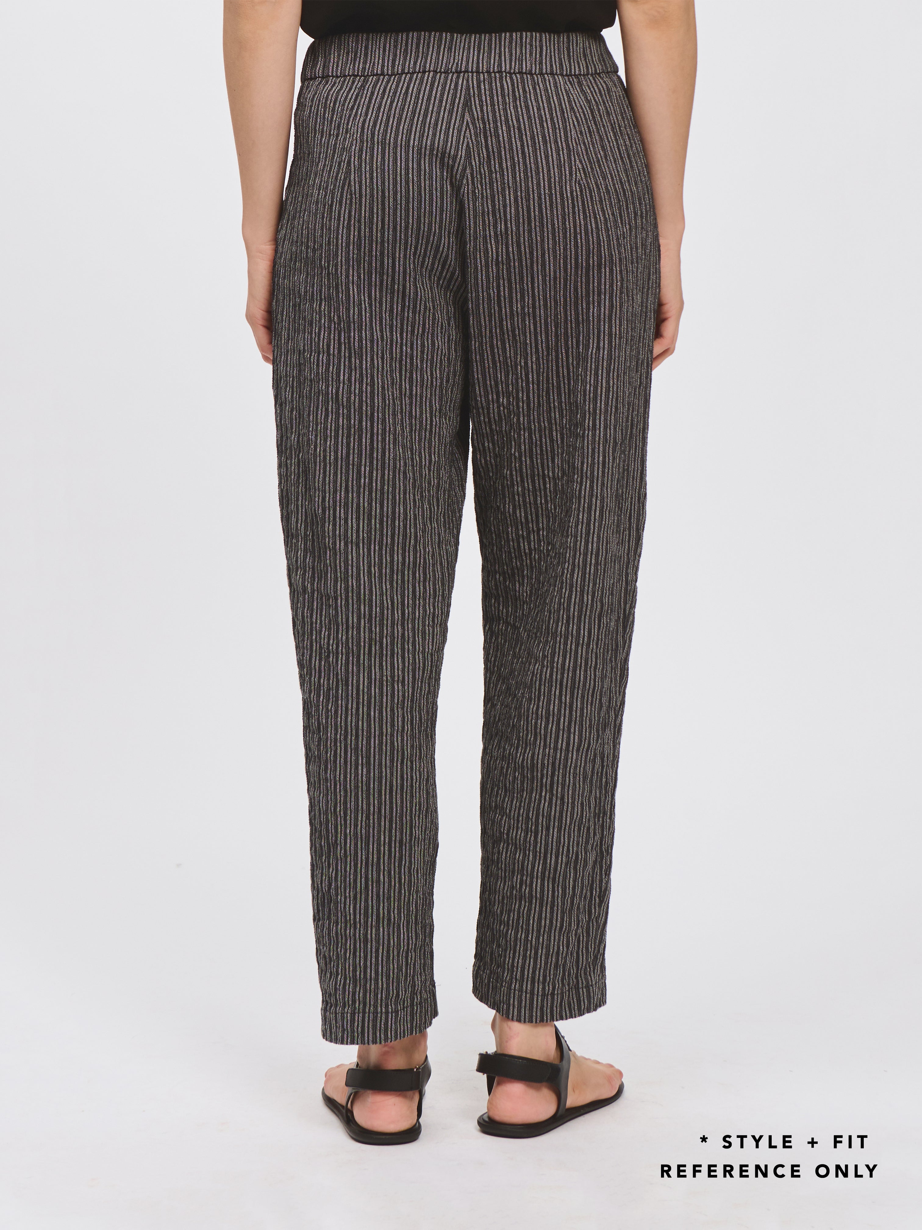 TEXTURED PANT TAUPE