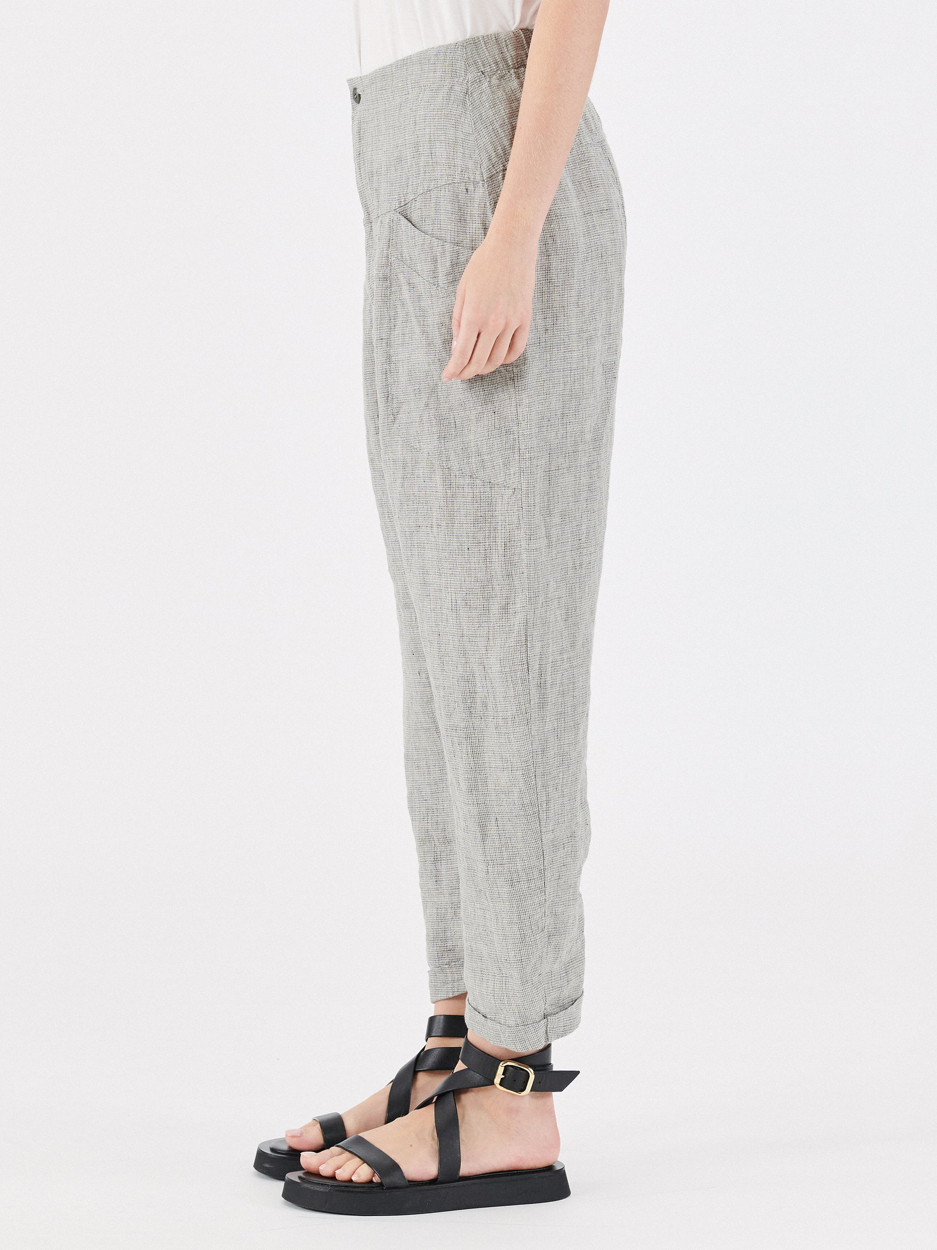 HOUNDSTOOTH PANT GREY