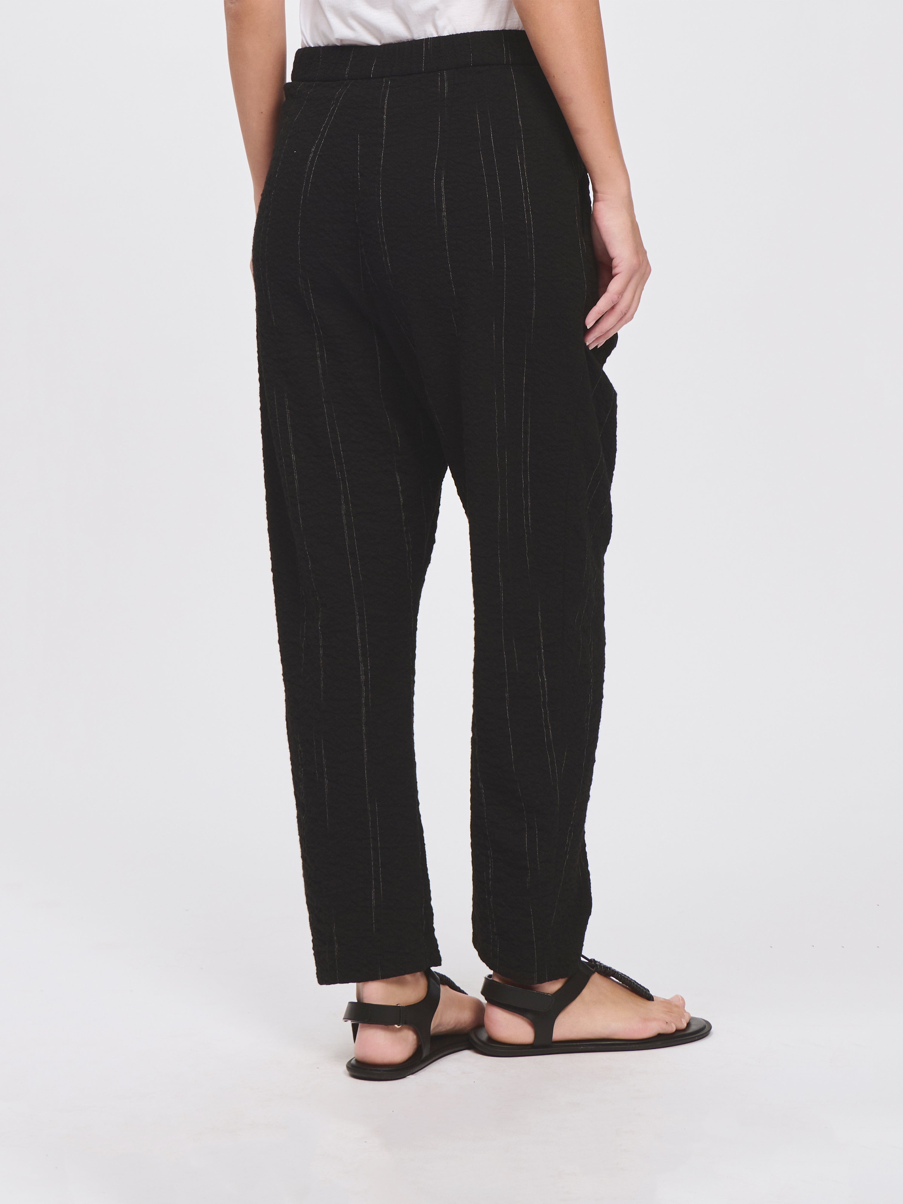 PANT PENCIL STRIPE BLACK