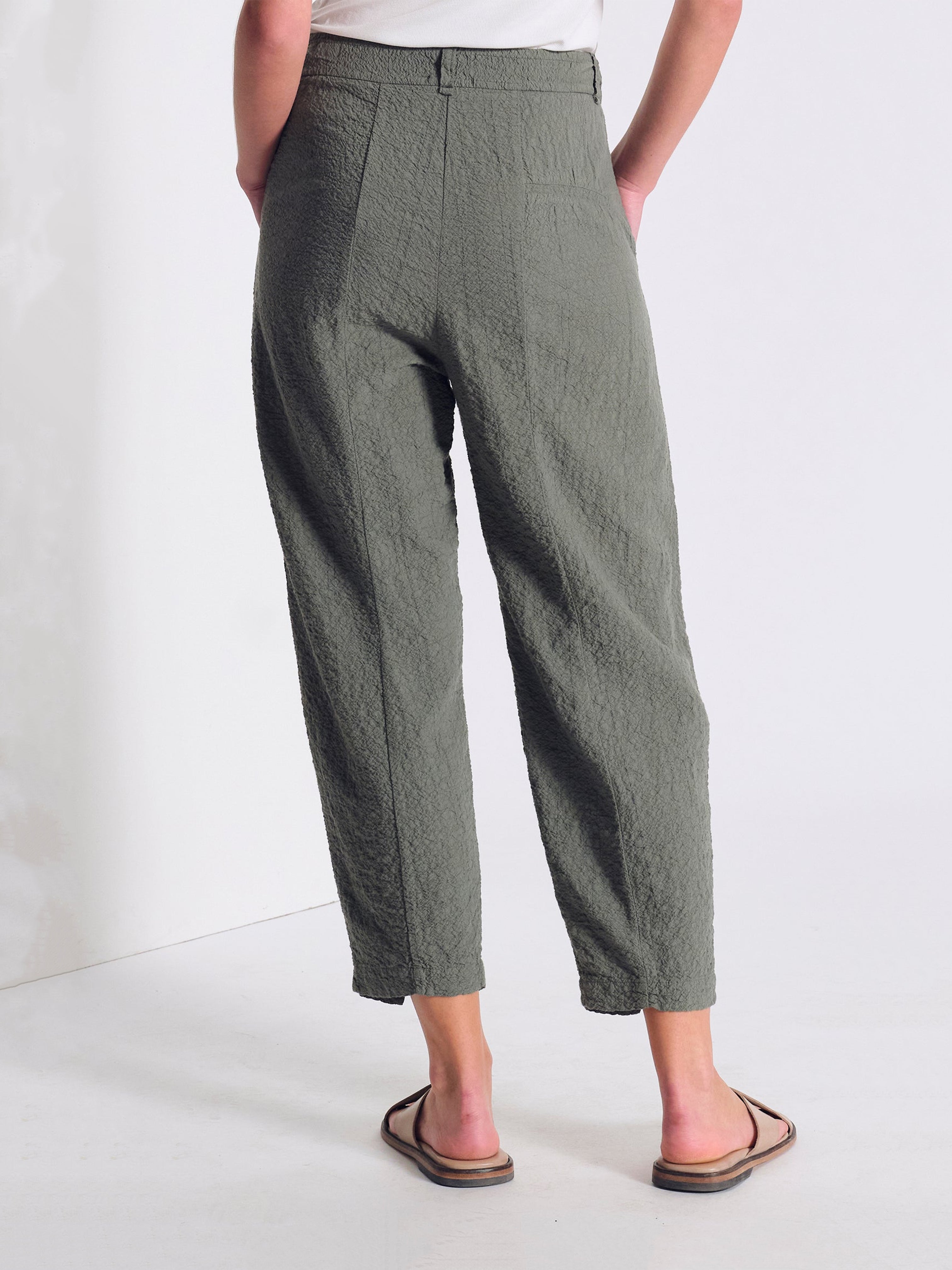 SIGNATURE PANT PENCIL STRIPE GREEN