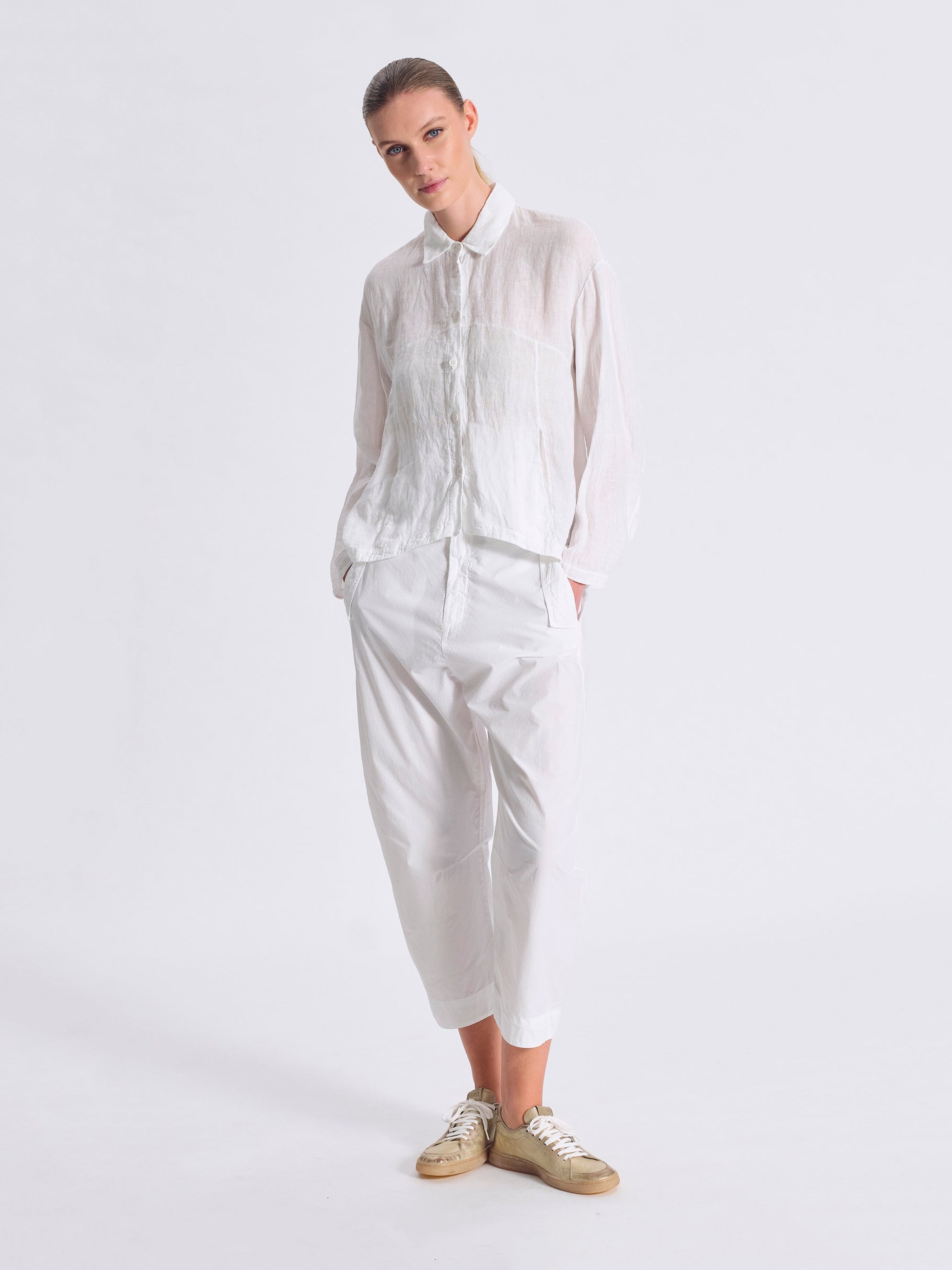 LINEN SHIRT WHITE