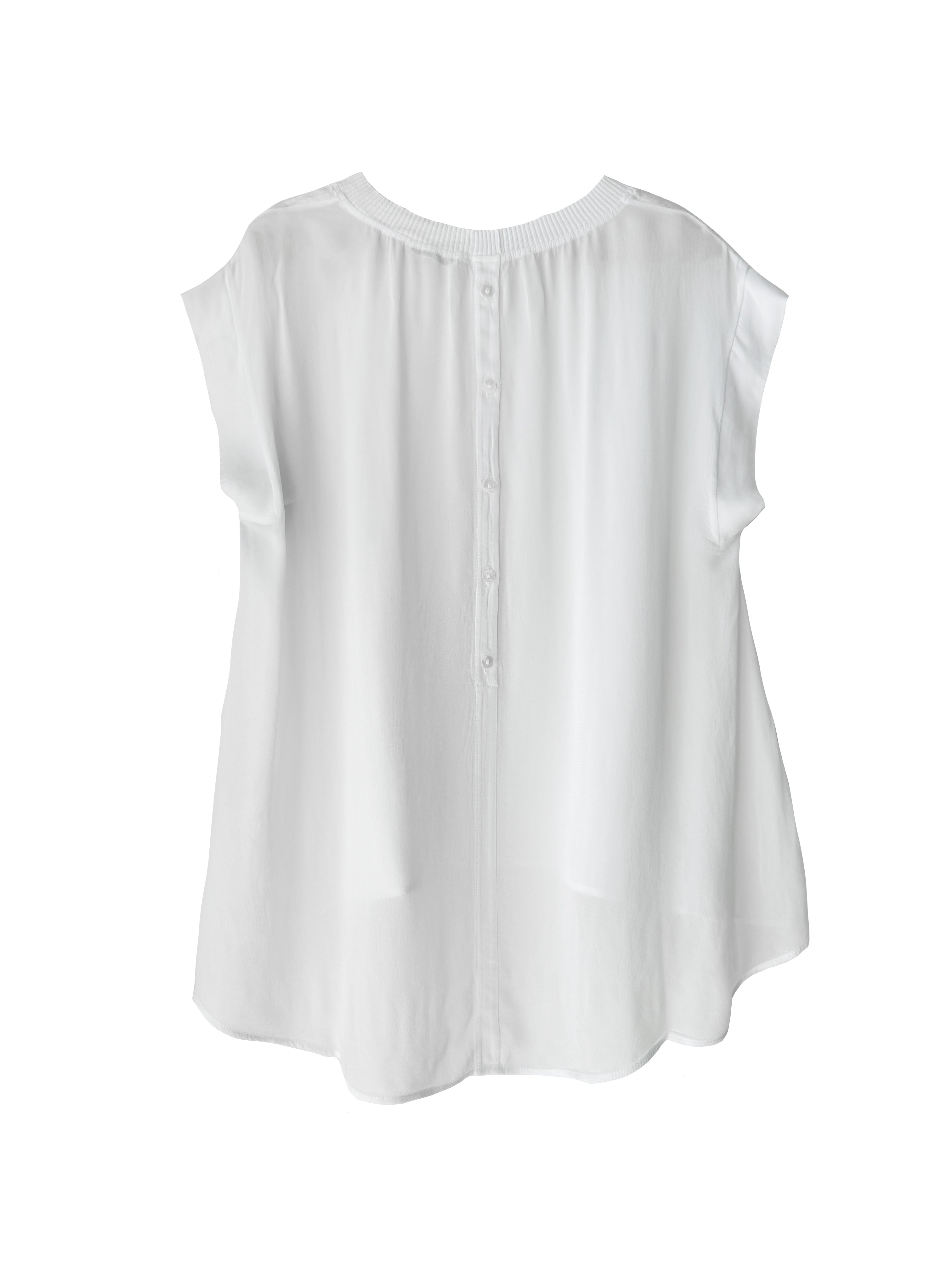 LINEN TOP WHITE