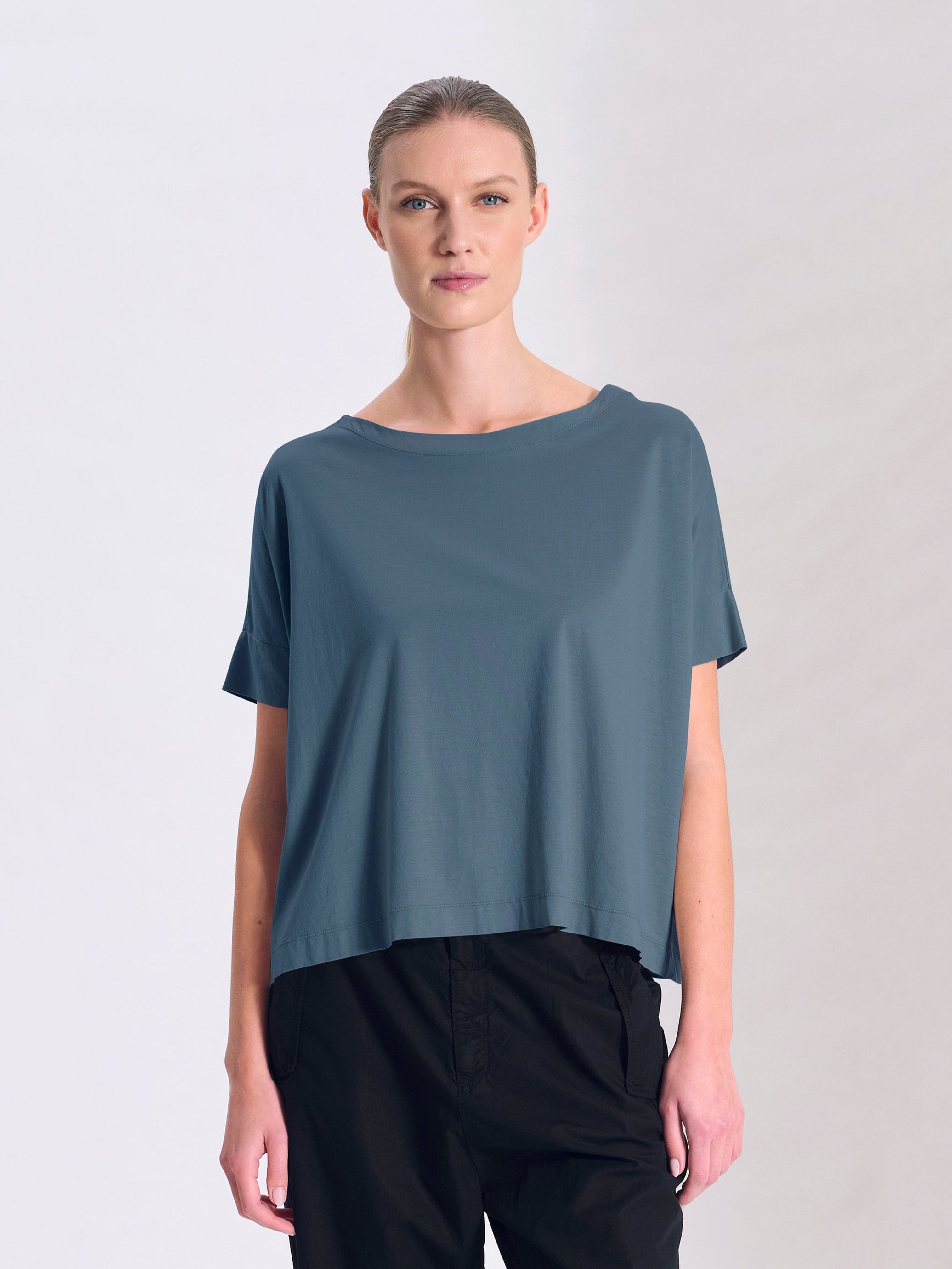 BOXY TEE BLUE SLATE