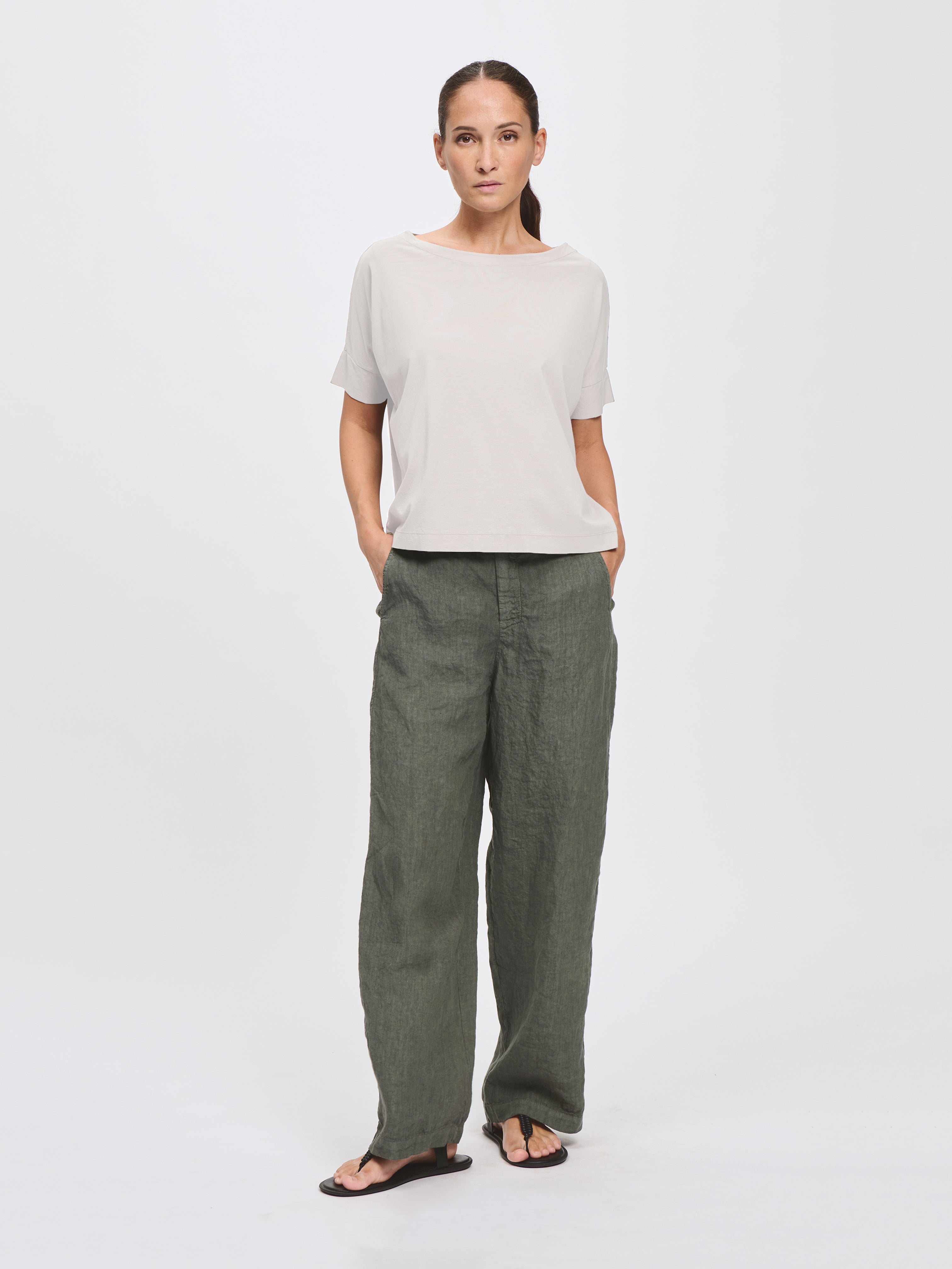 BOXY TEE CHALK