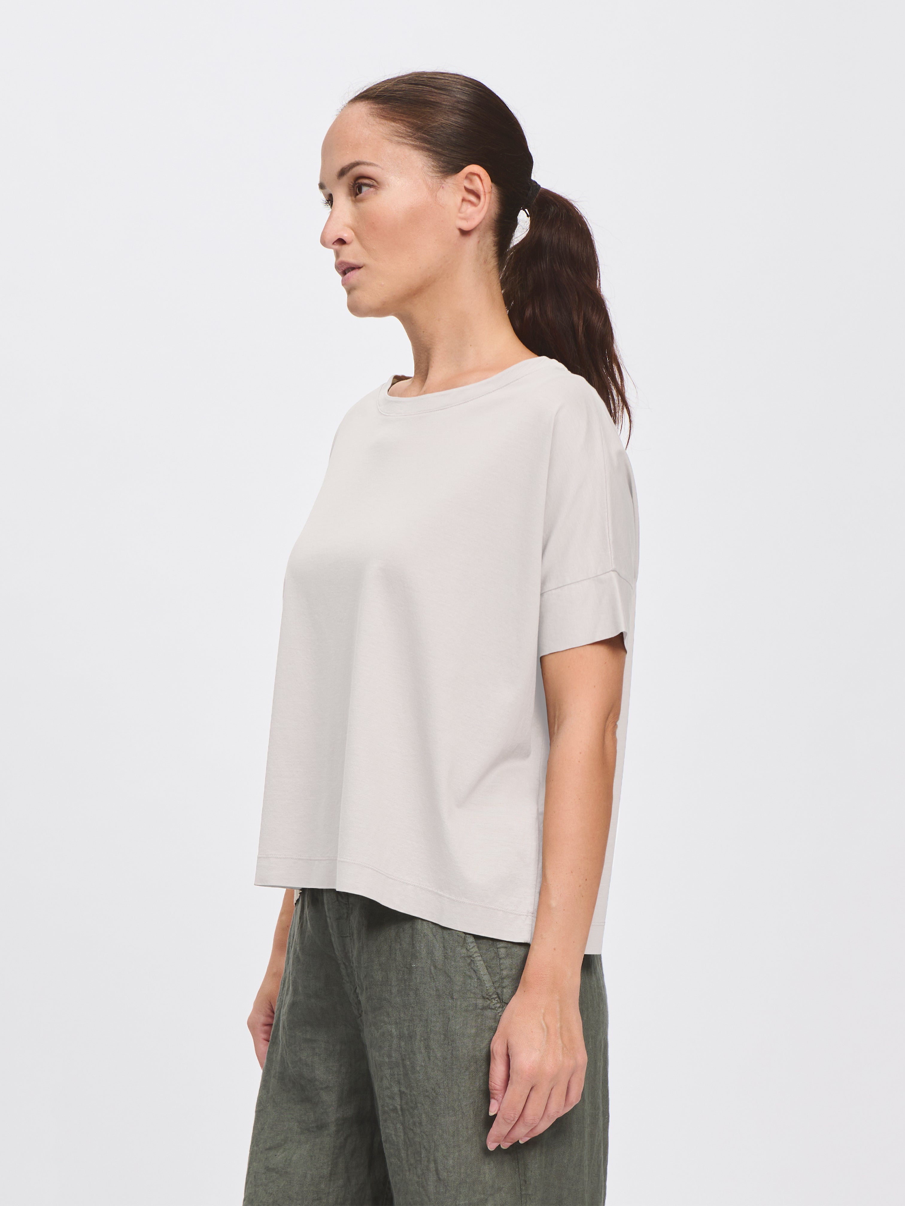 BOXY TEE CHALK