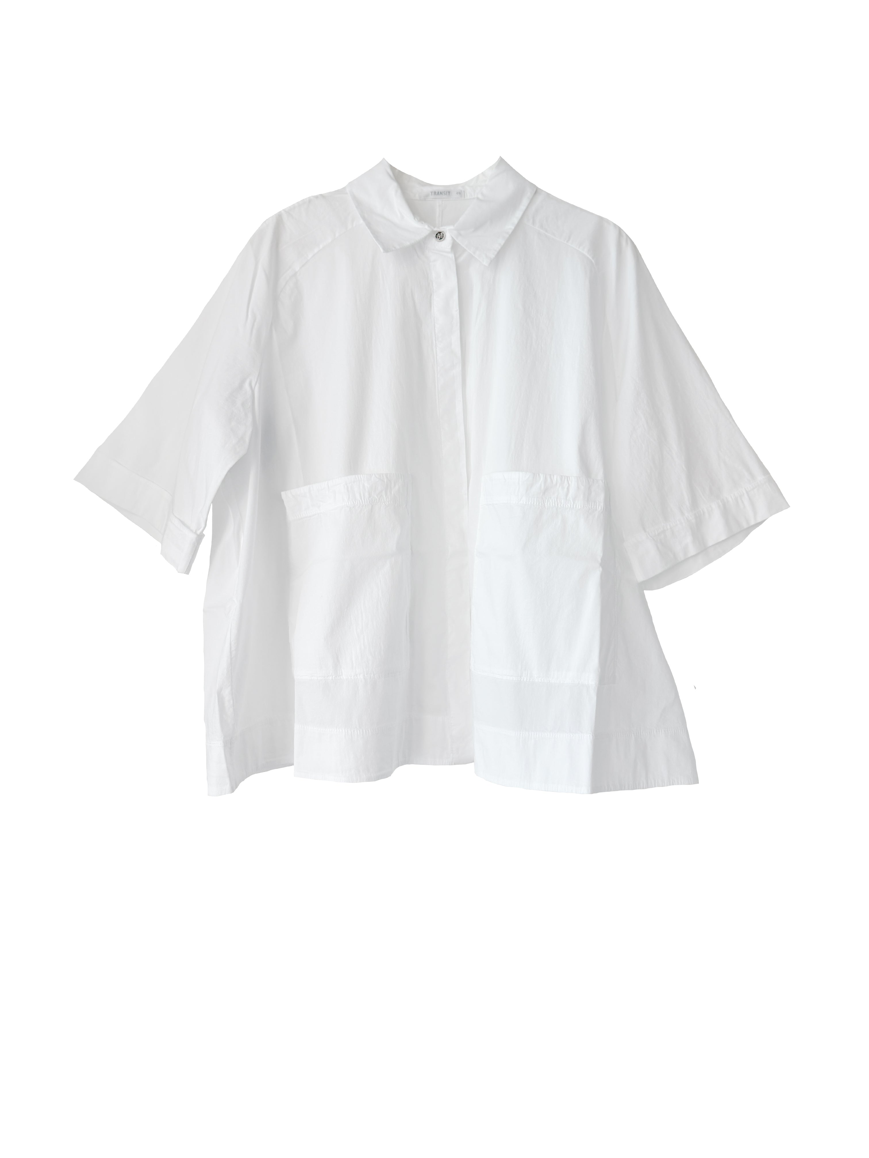 STRETCH POCKET SHIRT WHITE