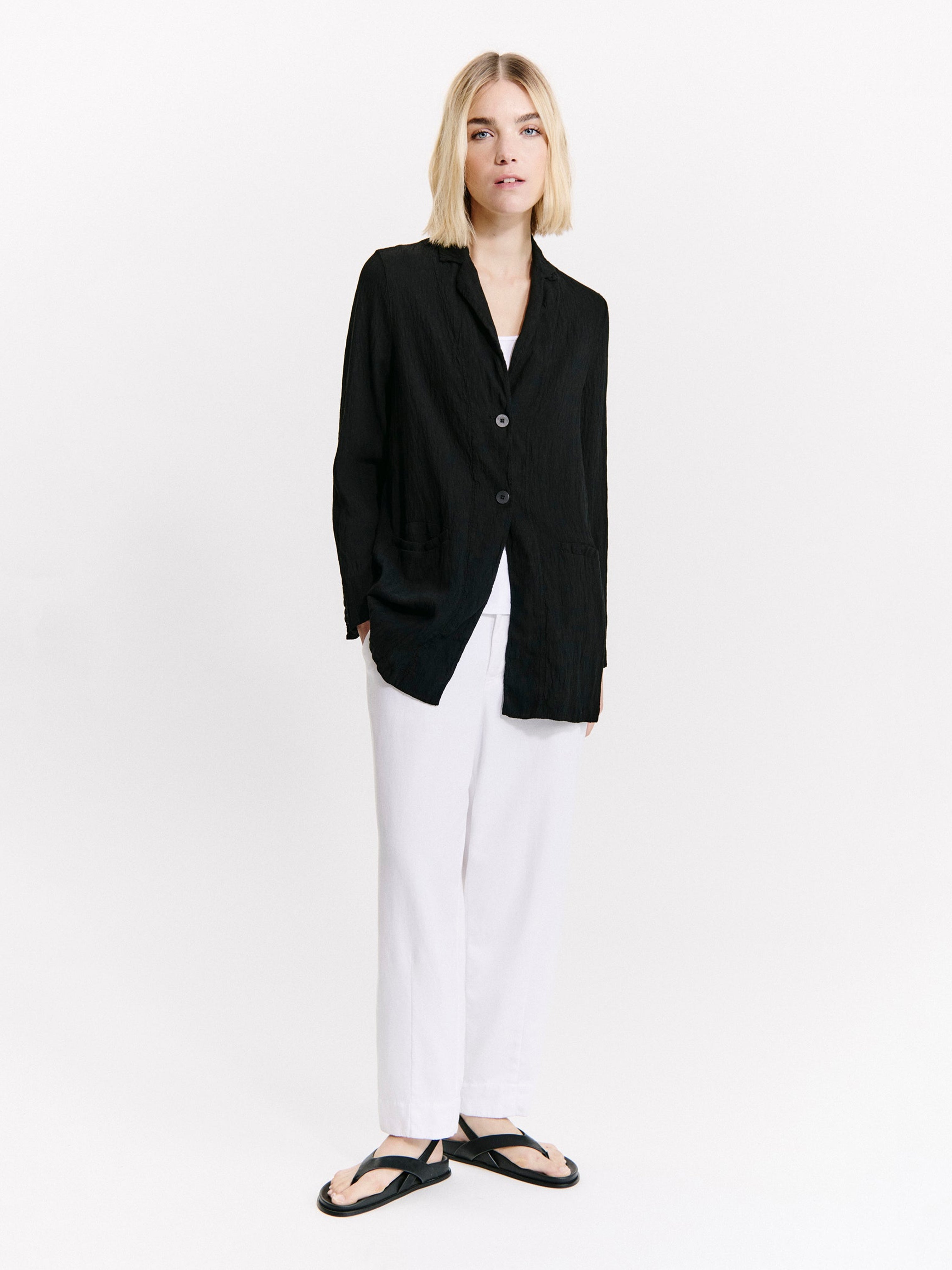 LONGLINE JACKET BLACK