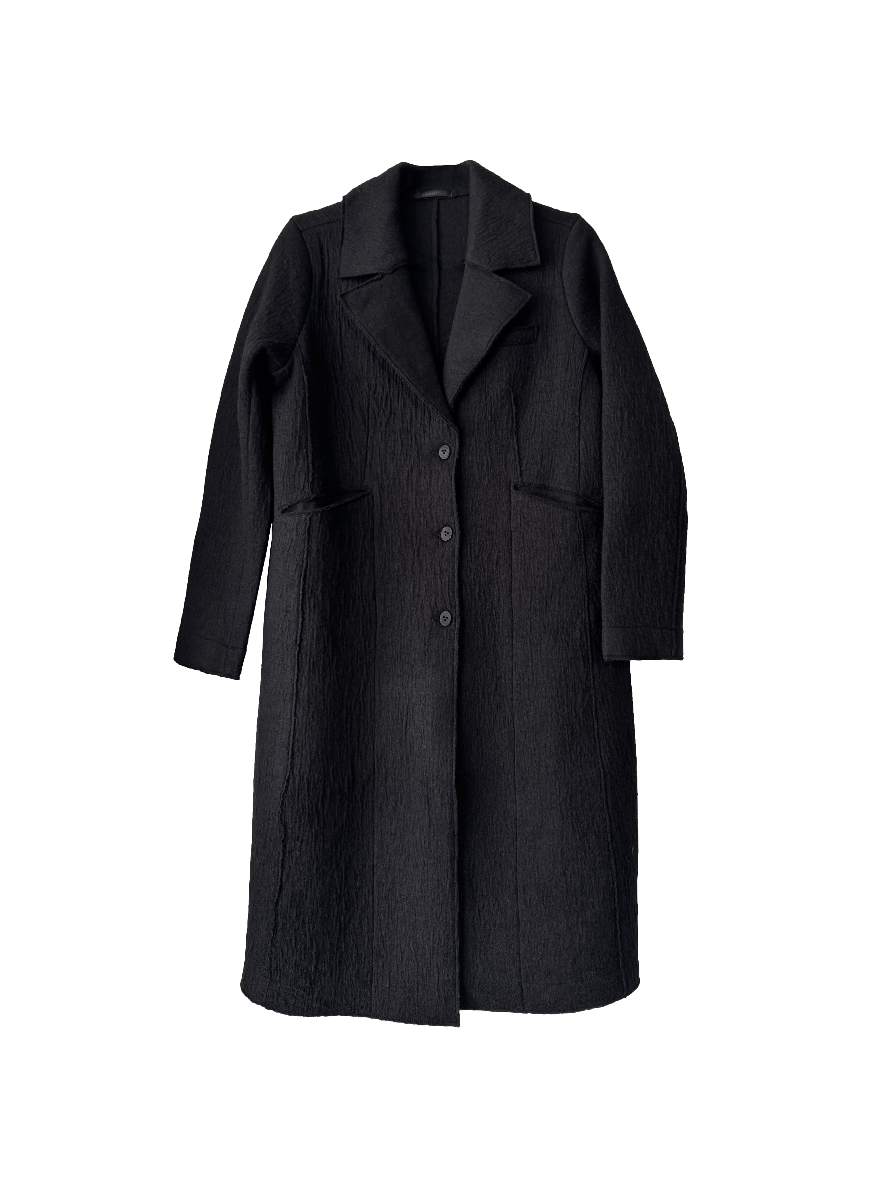 CLASSIC WOOL COAT BLACK