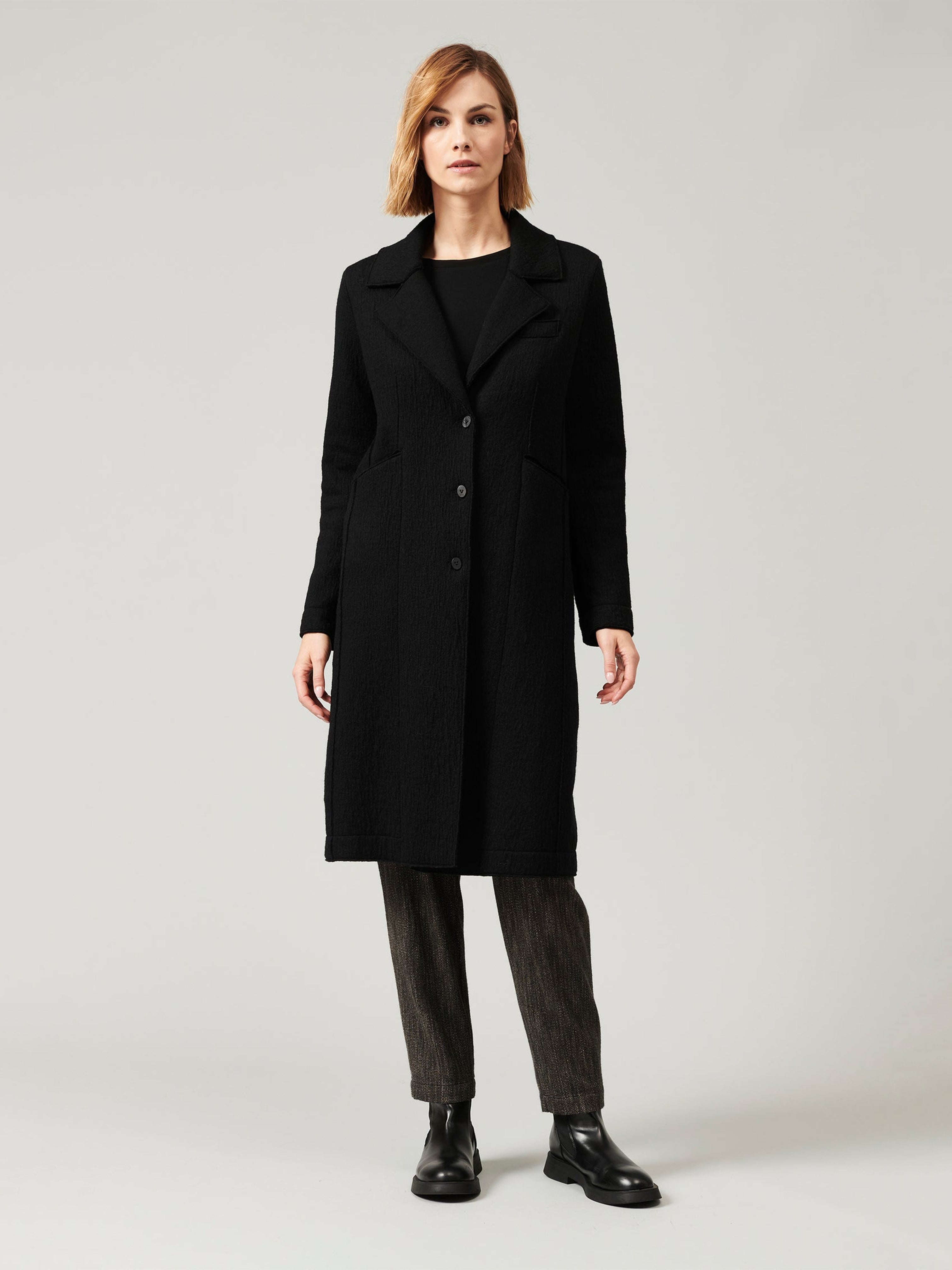 CLASSIC WOOL COAT BLACK